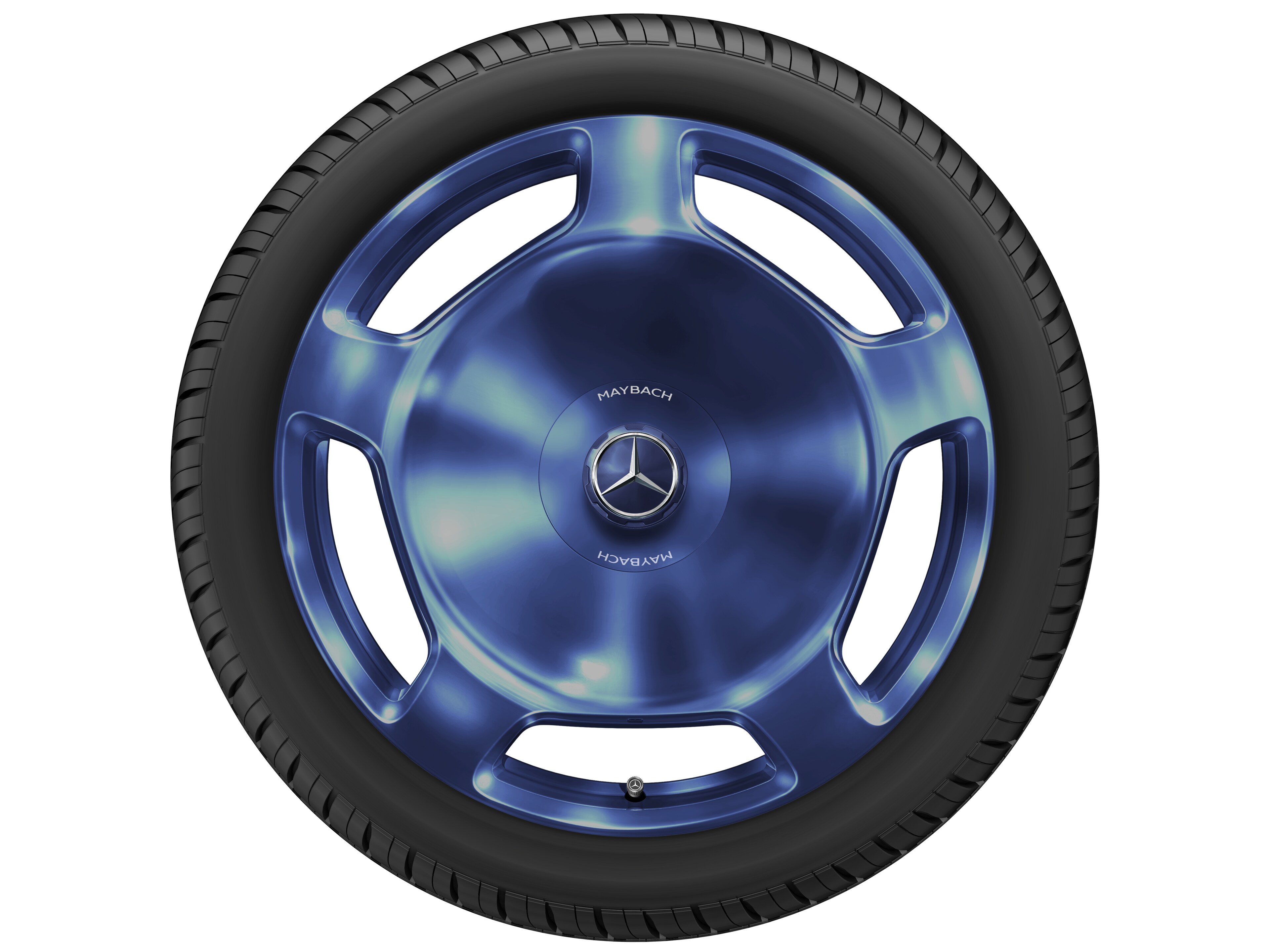 Kolo s 5 otvory, 50,8 cm (20 palců) - 10 J x 20 ET 48,1, modrá nautik, leštěné