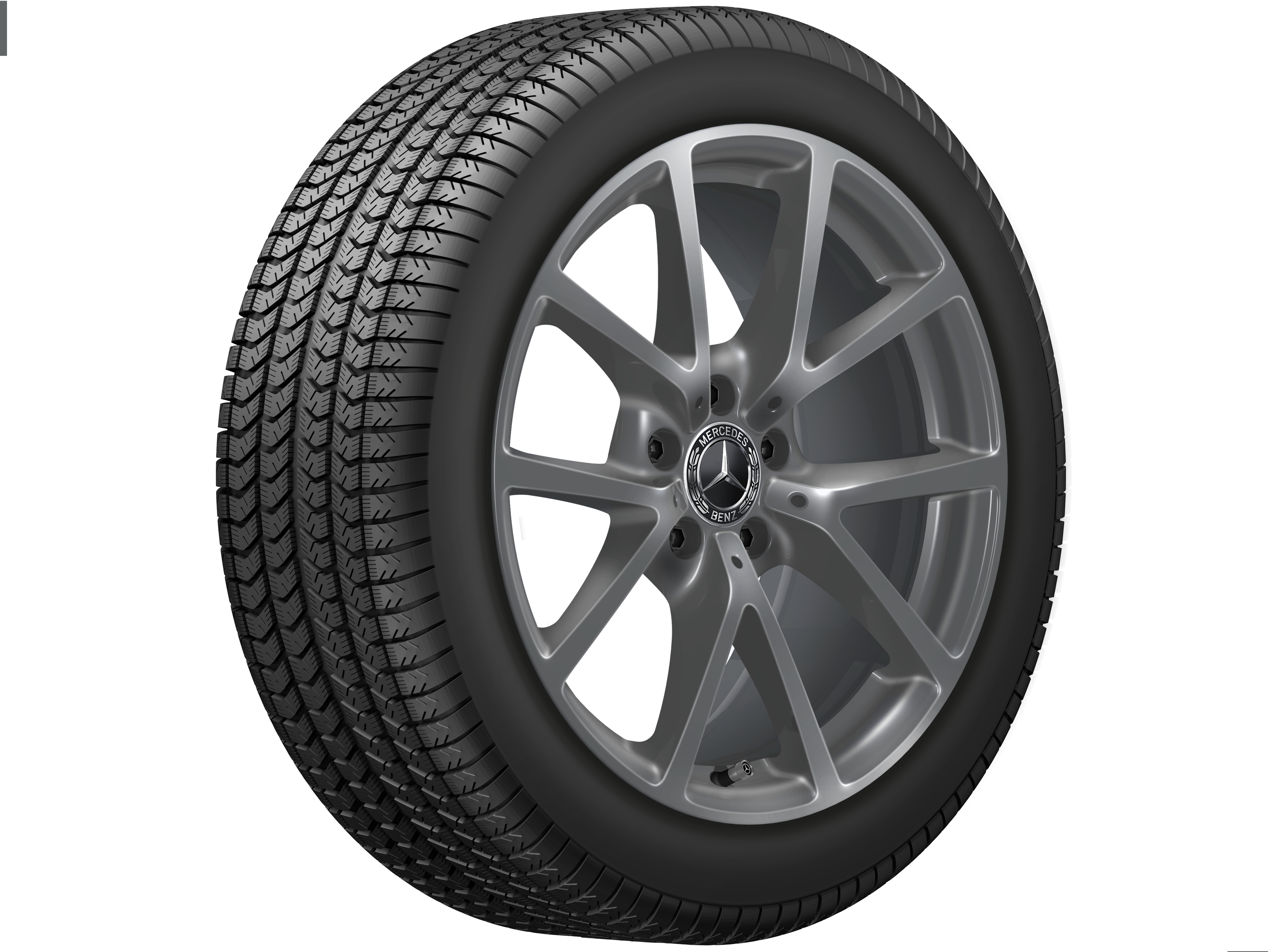 Kolo s 10 paprsky, 45,7 cm (18 palce) - 8 J x 18 ET 44,9, tremolit metalický