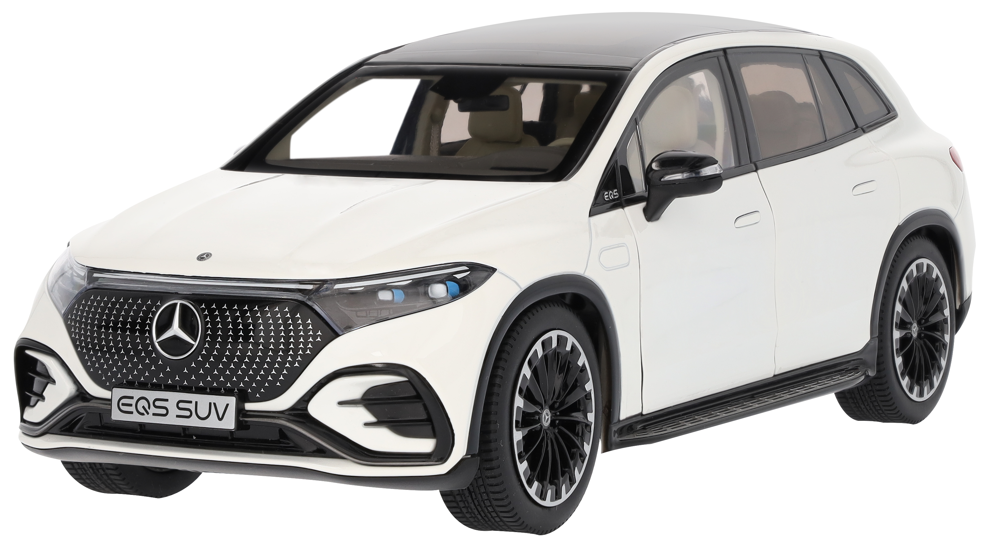 EQS SUV, AMG Line, X296 - G manufaktur bílá diamond bright, NZG, 1:18