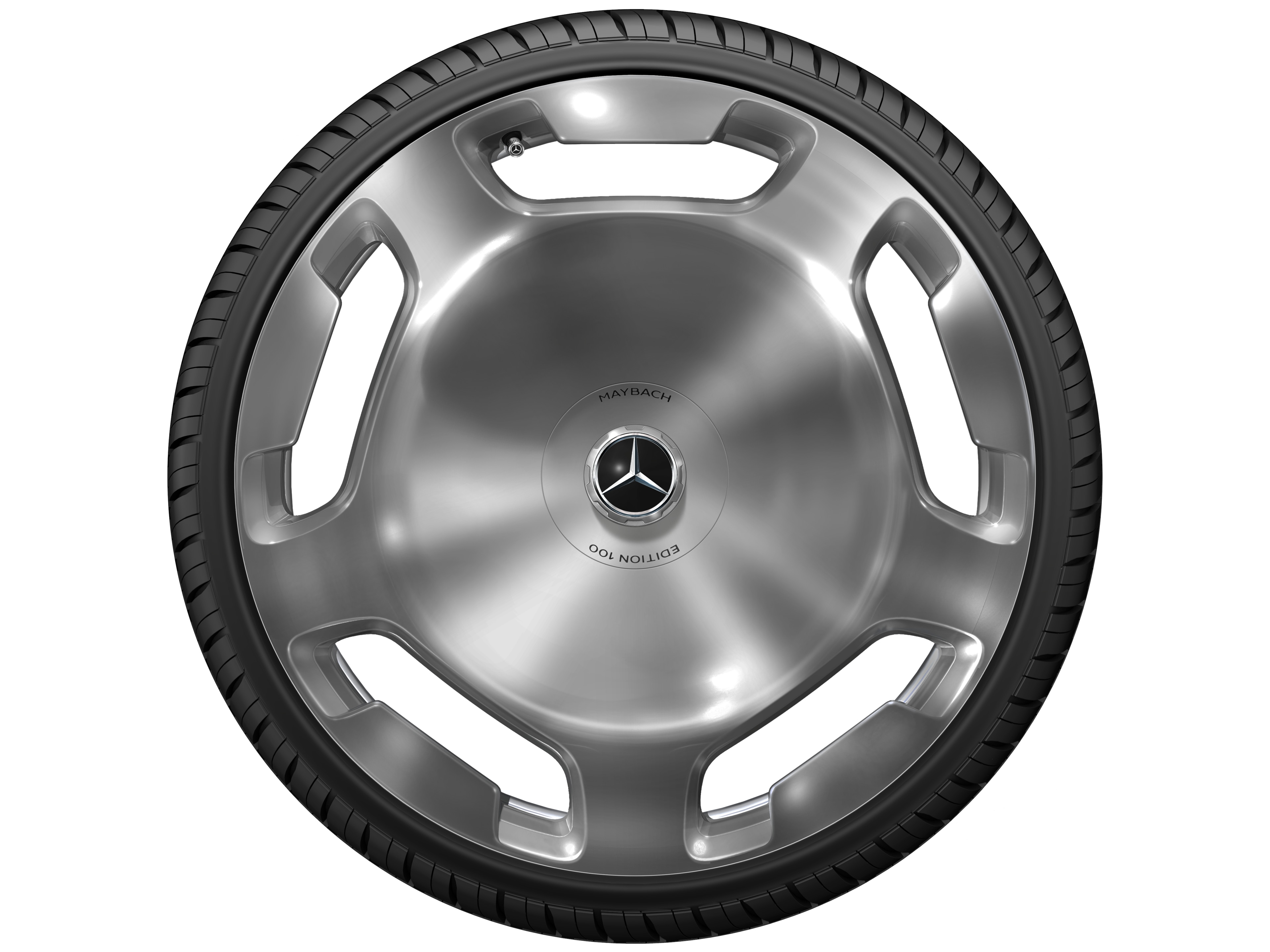 Kolo s 5 otvory, 58,4 cm (23 palců) - 11,5 J x 23 ET 47, tmavě platinová lesklá, kované