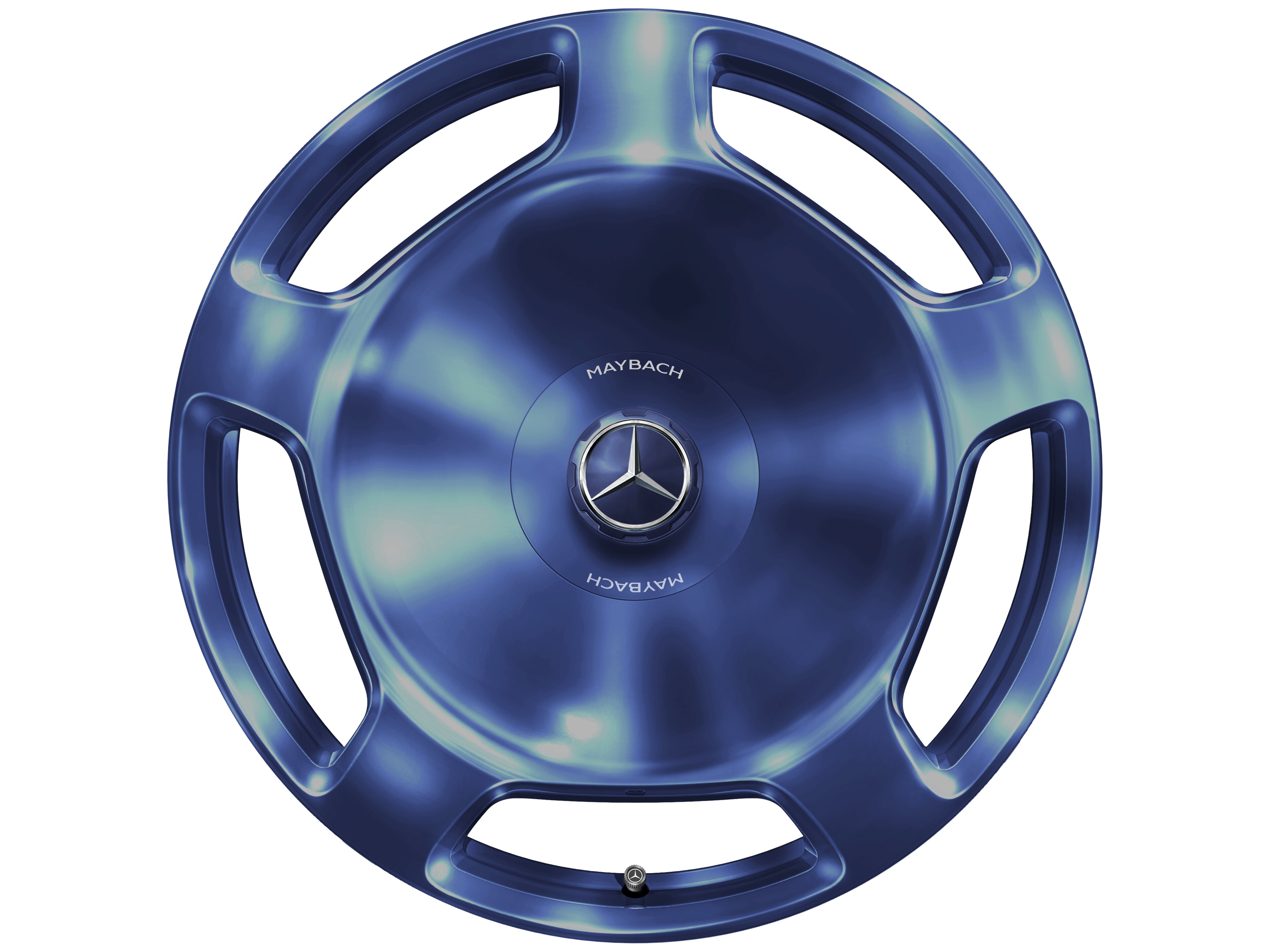 Kolo s 5 otvory, 50,8 cm (20 palců) - 10 J x 20 ET 48,1, modrá nautik, leštěné