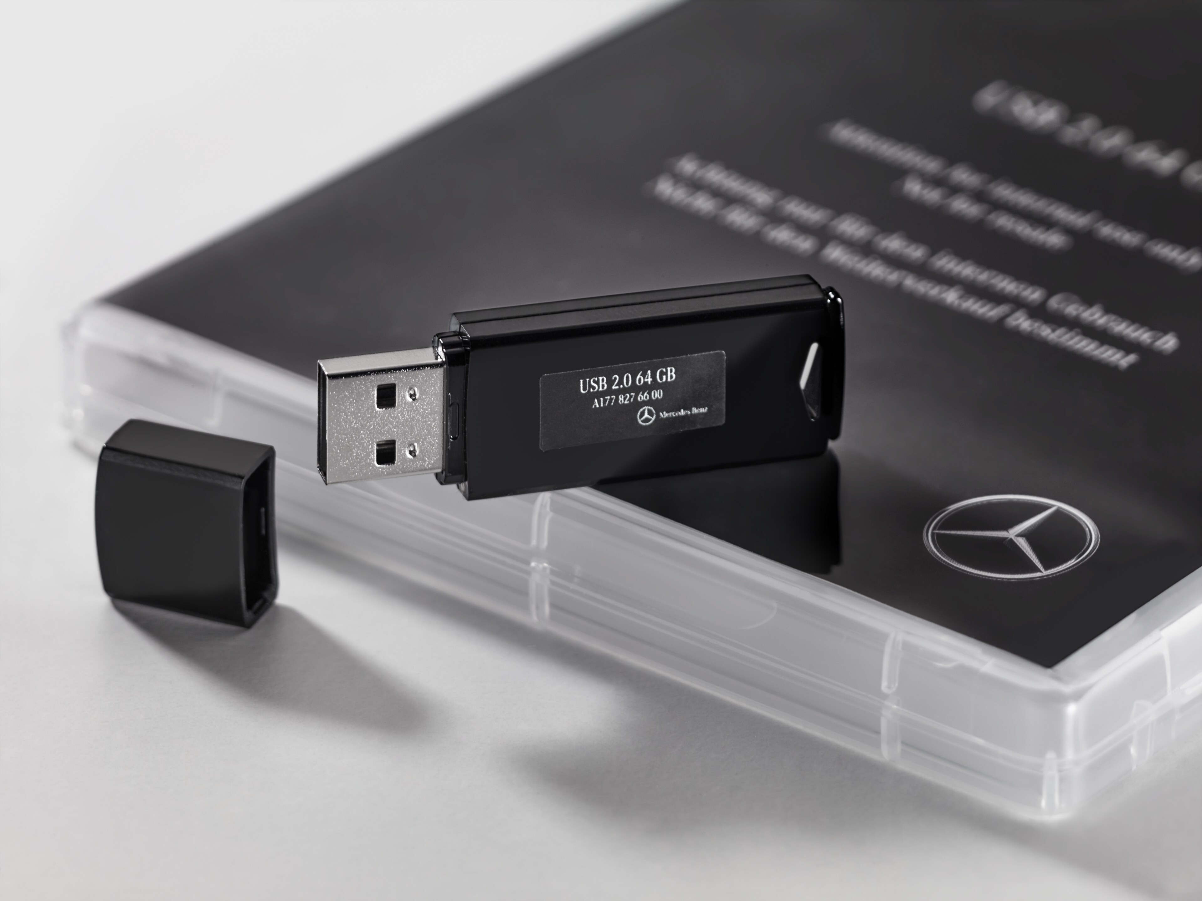 USB flash disk prodejce 64 GB, prázdné - černá
