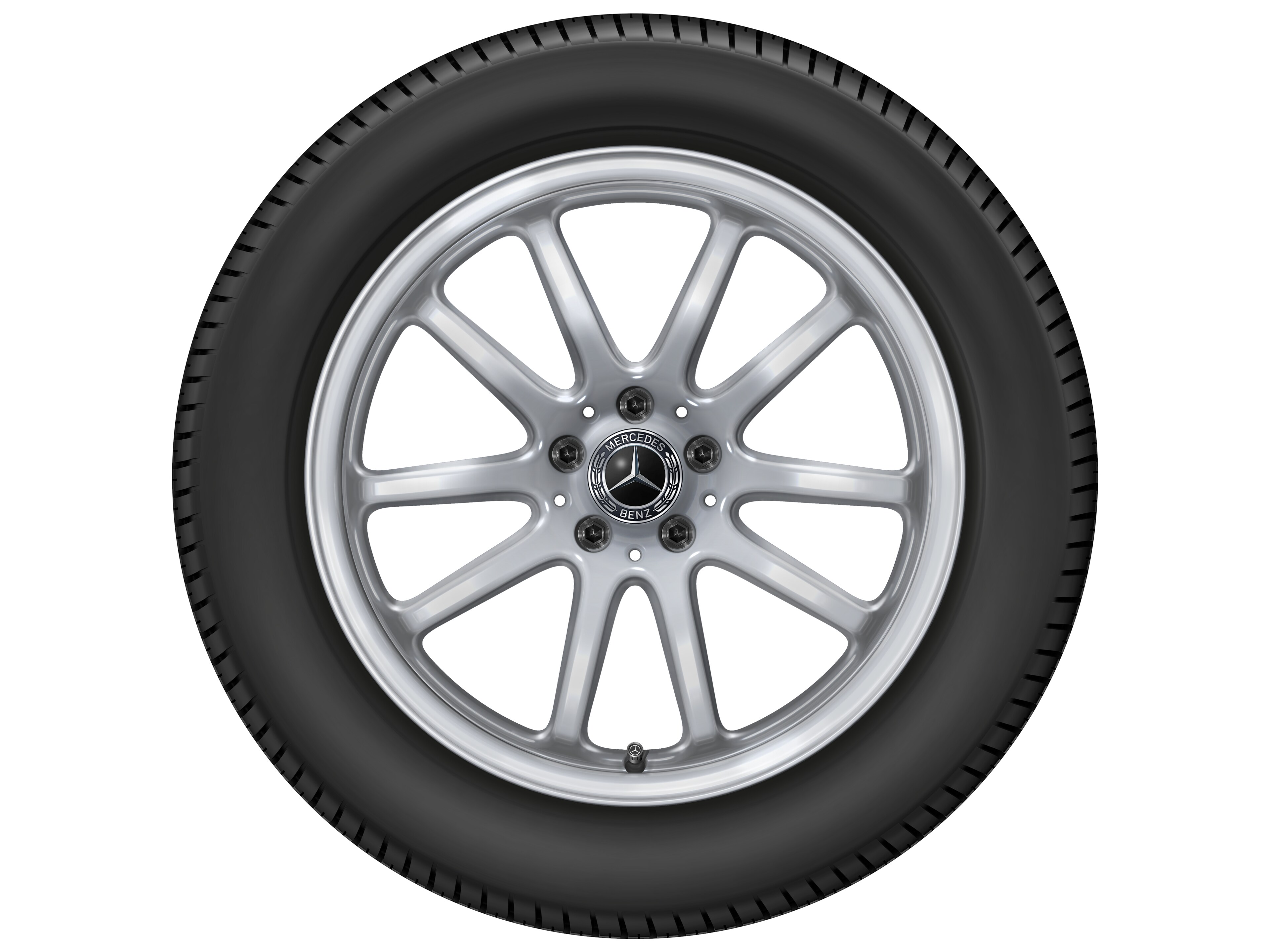 Vícepaprskové kolo, 48,3 cm (19 palců) - 8 J x 19 ET 30,5, stříbrná vanadium
