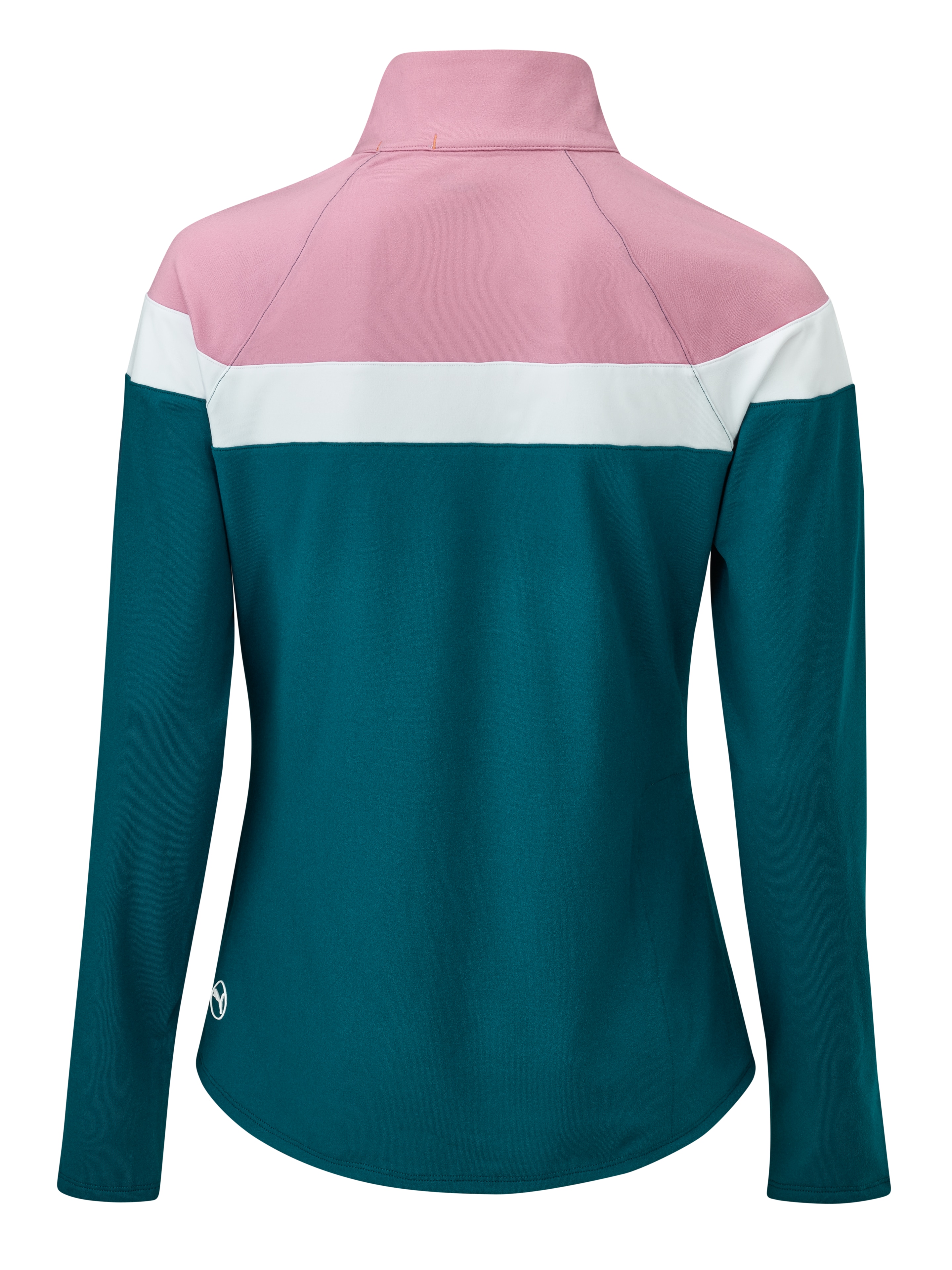 Dámský golfový svetr, Lehká hmotnost - Ocean Tropic-Pinktastic / white, M