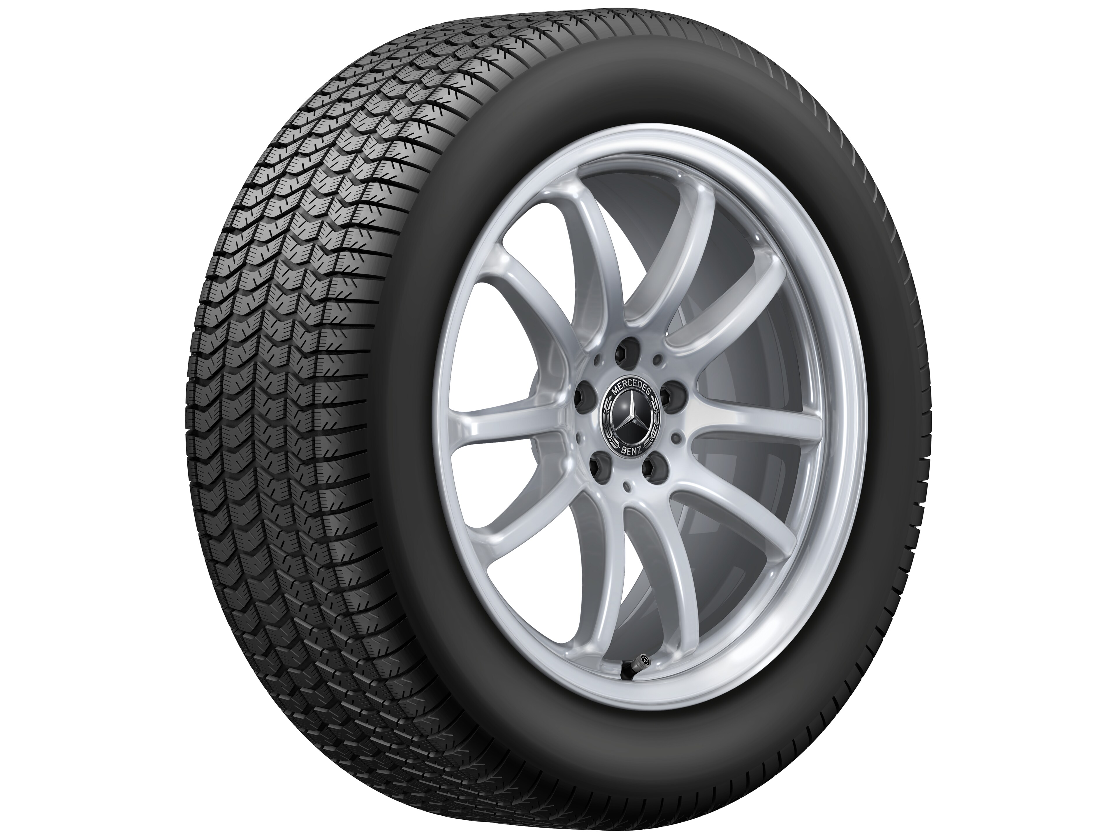 Vícepaprskové kolo, 48,3 cm (19 palců) - 8 J x 19 ET 30,5, stříbrná vanadium