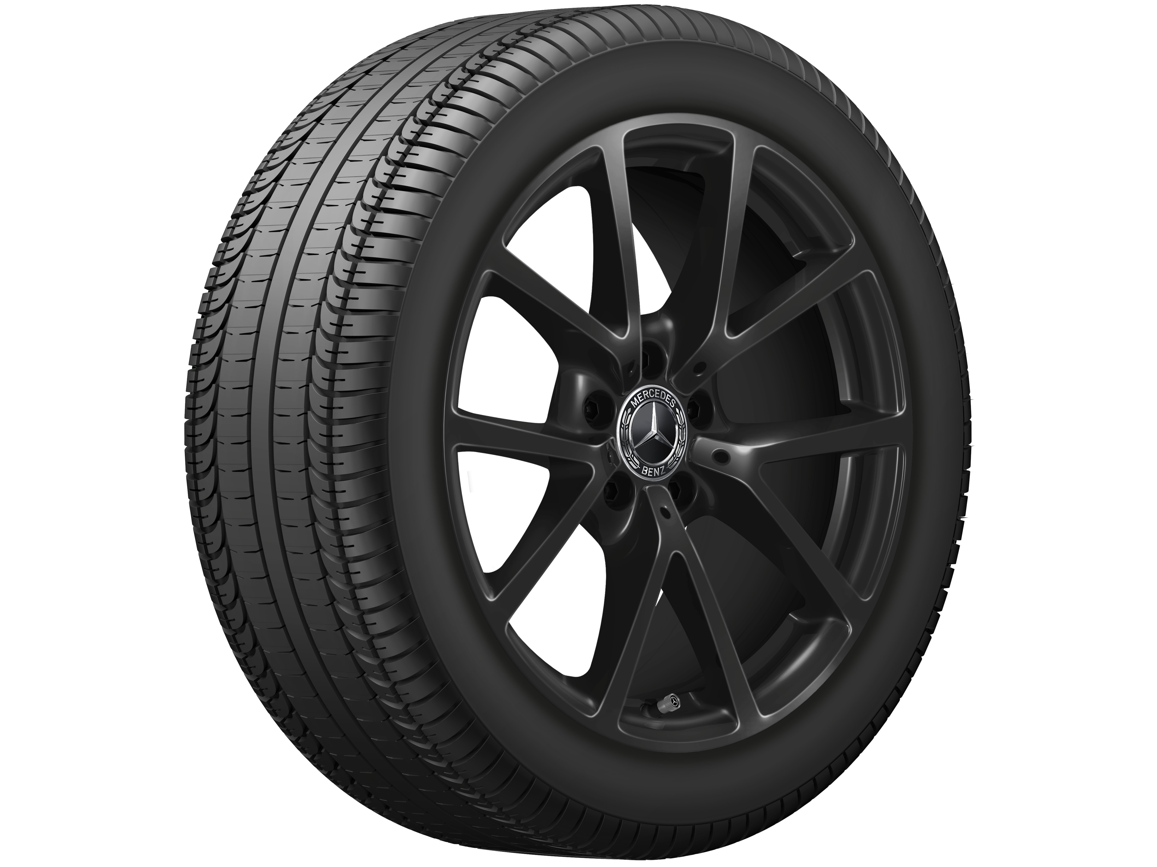 Kolo s 10 paprsky, 45,7 cm (18 palce) - 8 J x 18 ET 44,9, černá