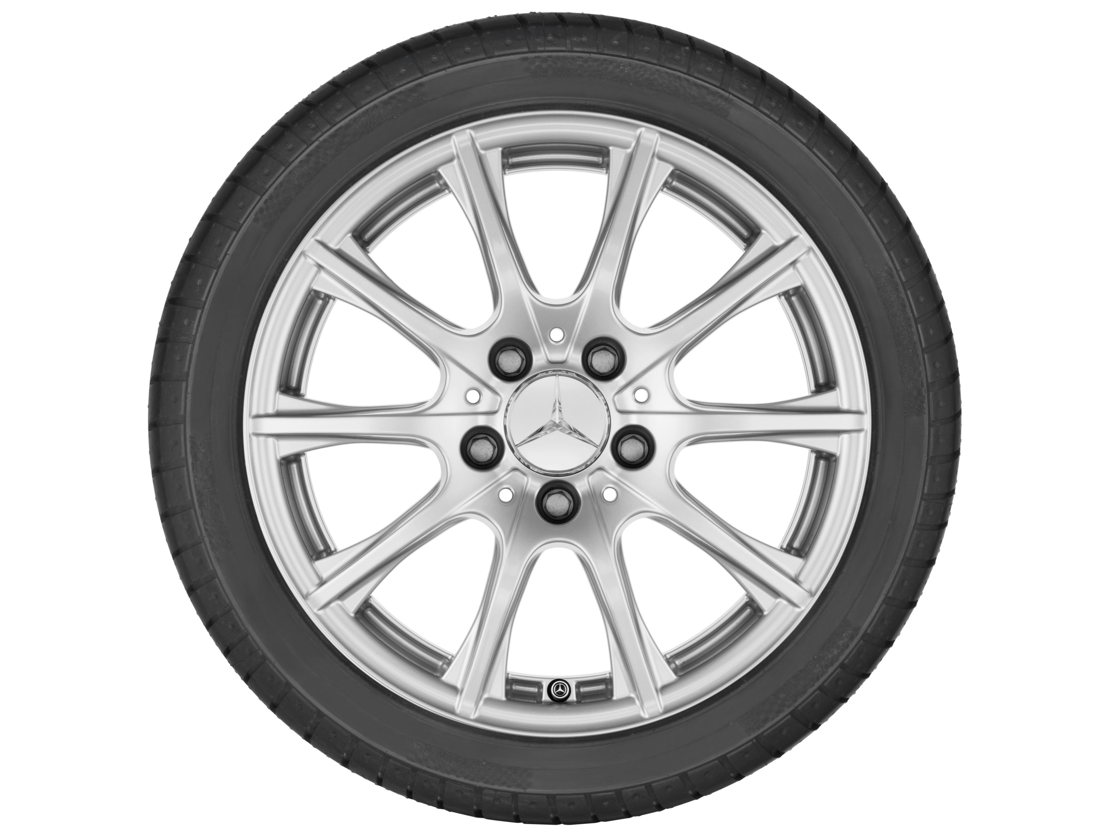 Kolo s 10 paprsky, 40,6 cm (16 palce) - 6,5 J x 16 ET 38, stříbrná vanadium, lakované