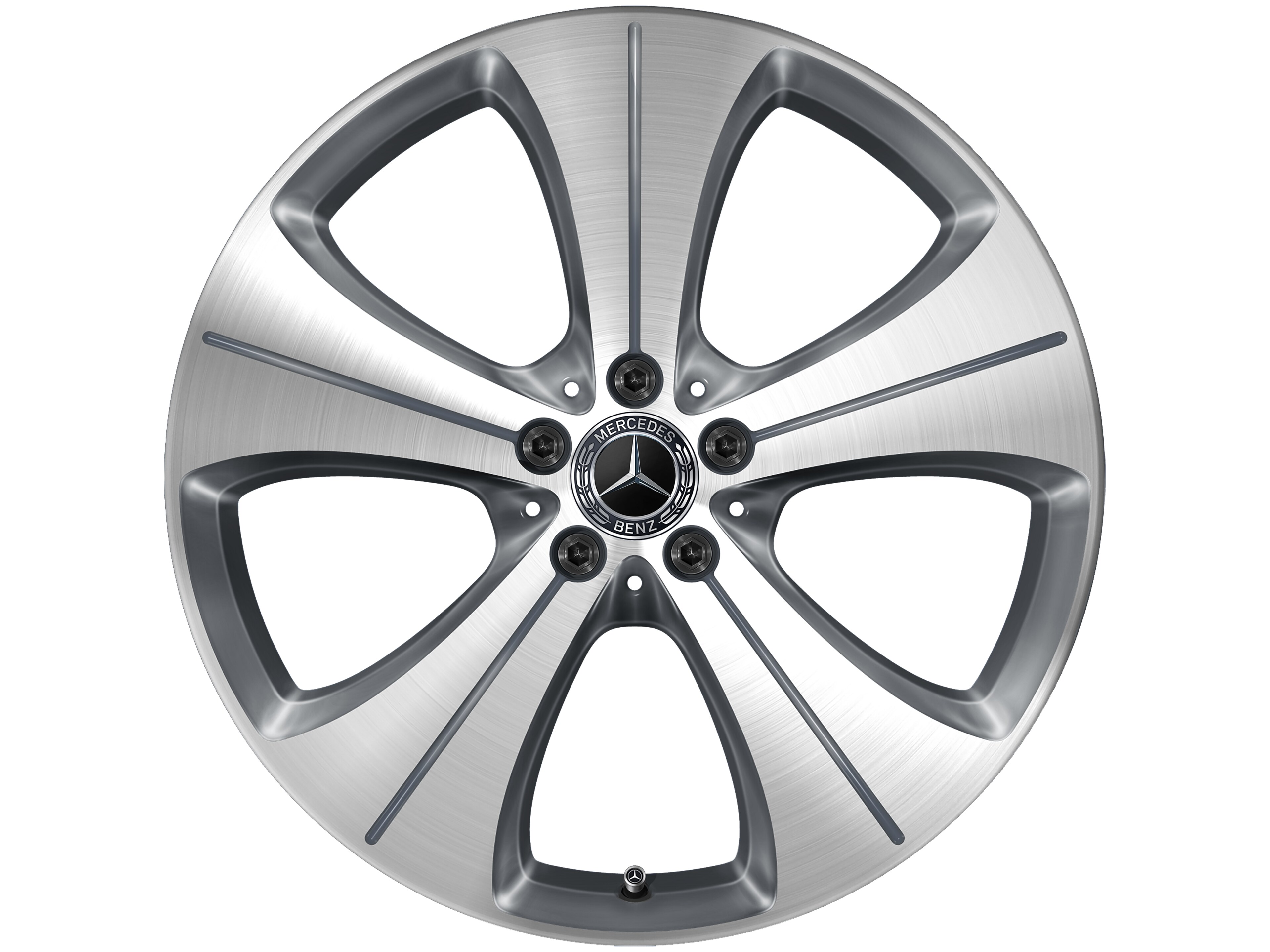 Kolo s 5 otvory, 50,8 cm (20 palců) - 8 J x 20 ET 48, tremolit metalický, soustružené do lesku