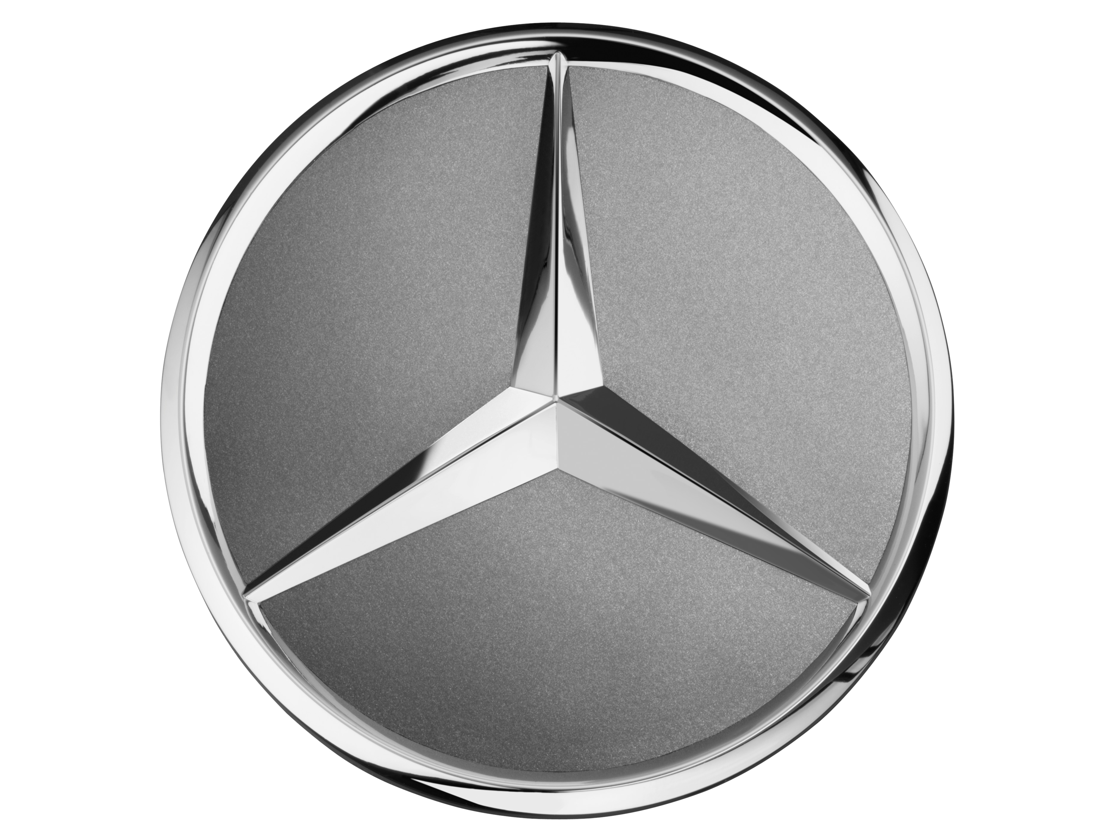 Kryt náboje kola, Vyvýšená hvězda, pro průměr středového otvoru 71,8 mm - šedá titanium