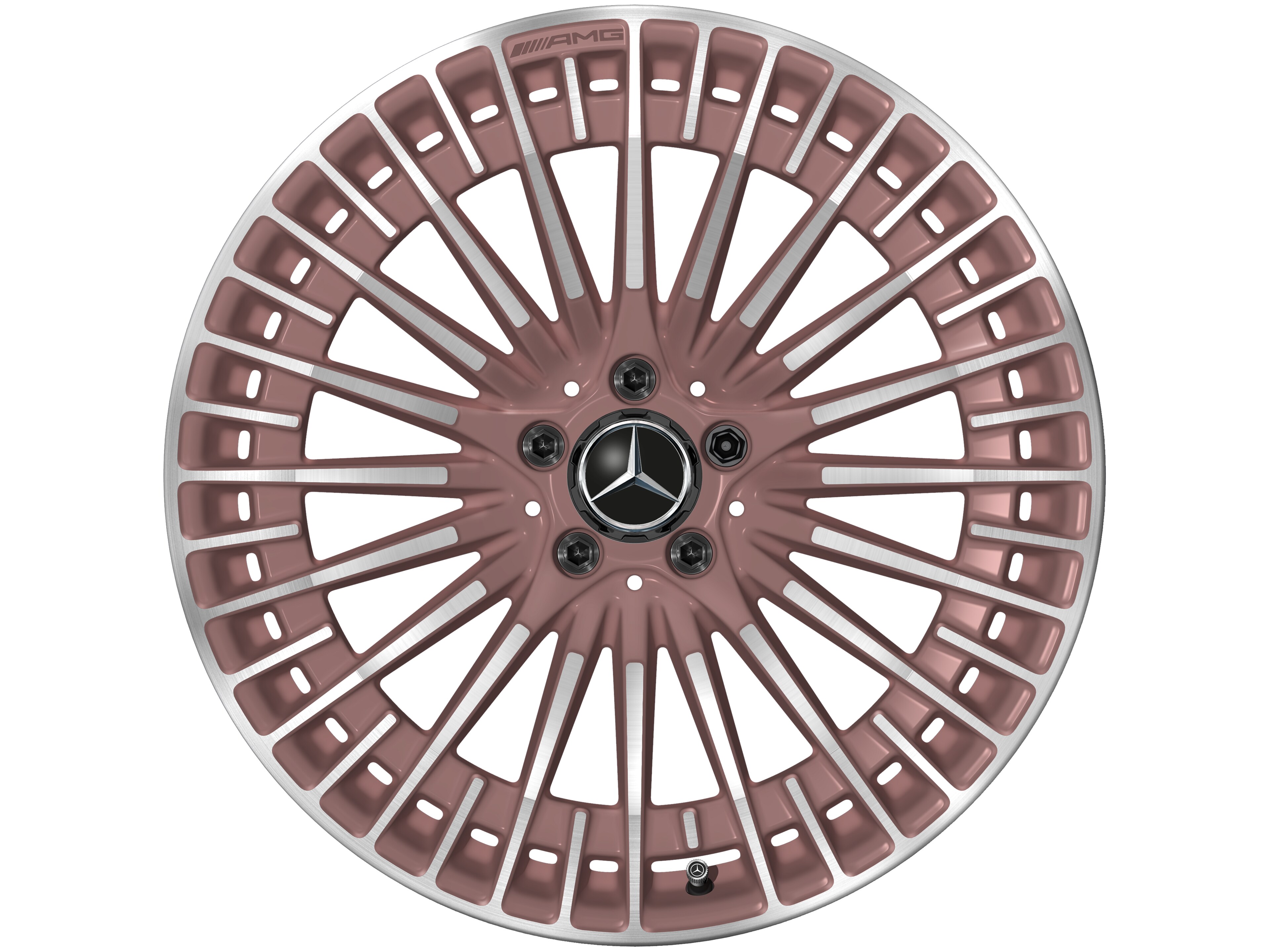 Vícepaprskové kolo AMG, 50,8 cm (20 palců) - 8,5 J x 20 ET 50,5, měděné barvy