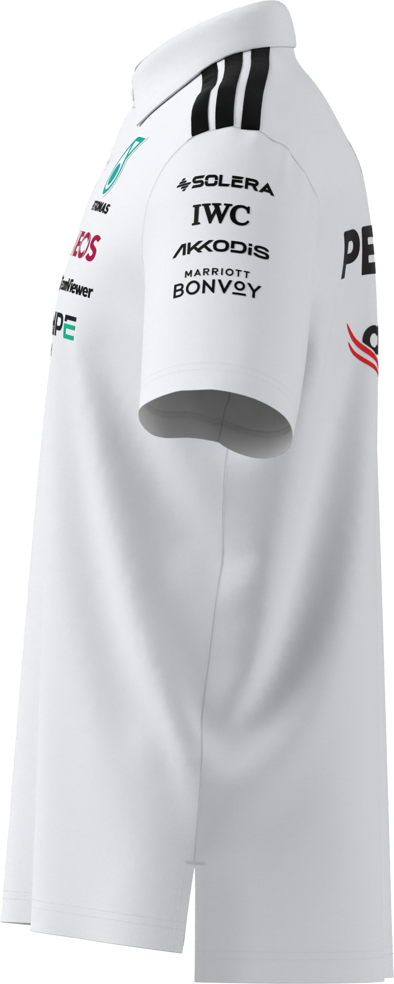 Pánské triko polo, Tým, Mercedes-AMG F1 - bílá, L