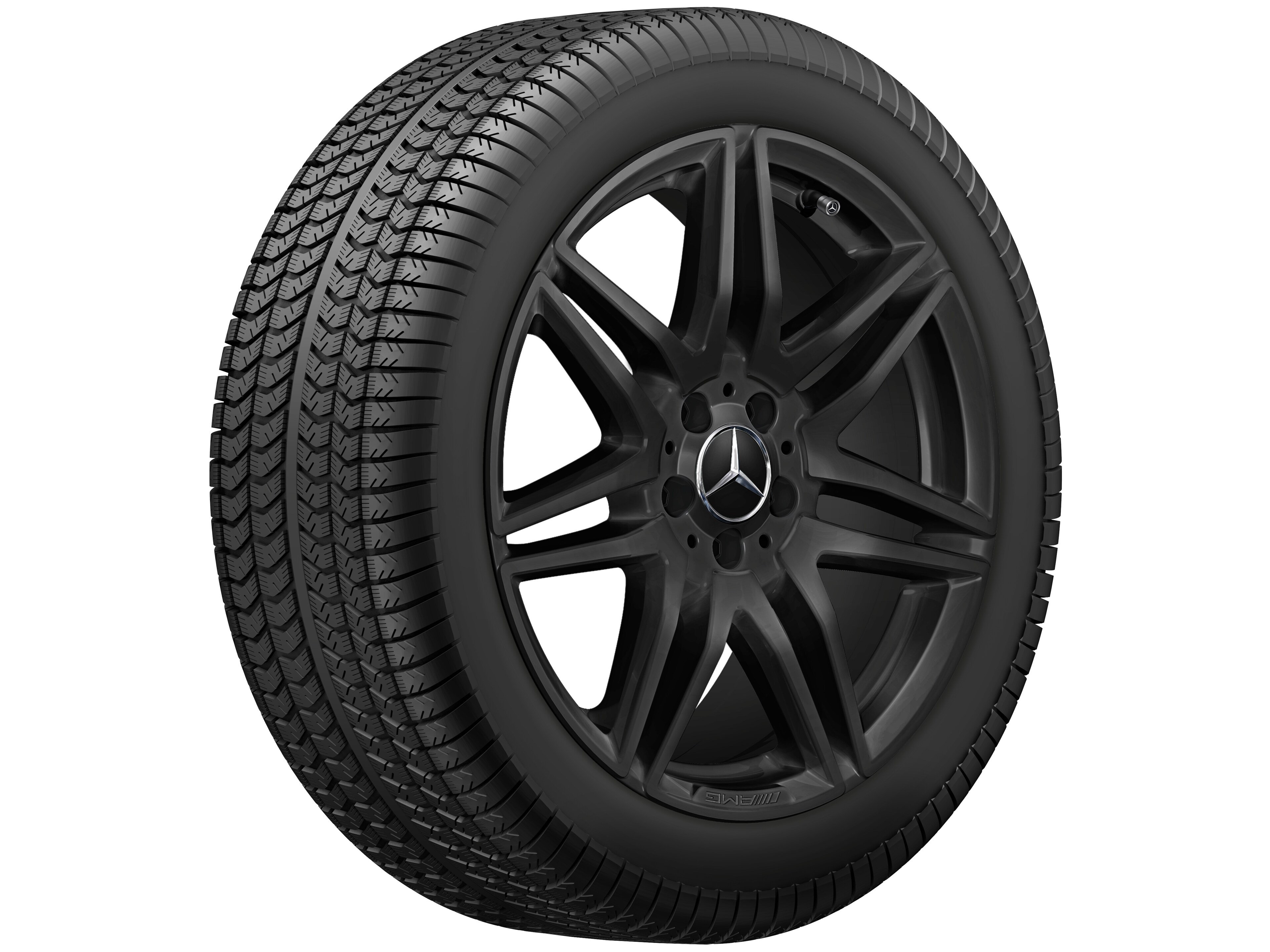 Kolo AMG s 7 dvojitými paprsky, 48,3 cm (19 palců) - 8 J x 19 ET 52, černá, lesklé