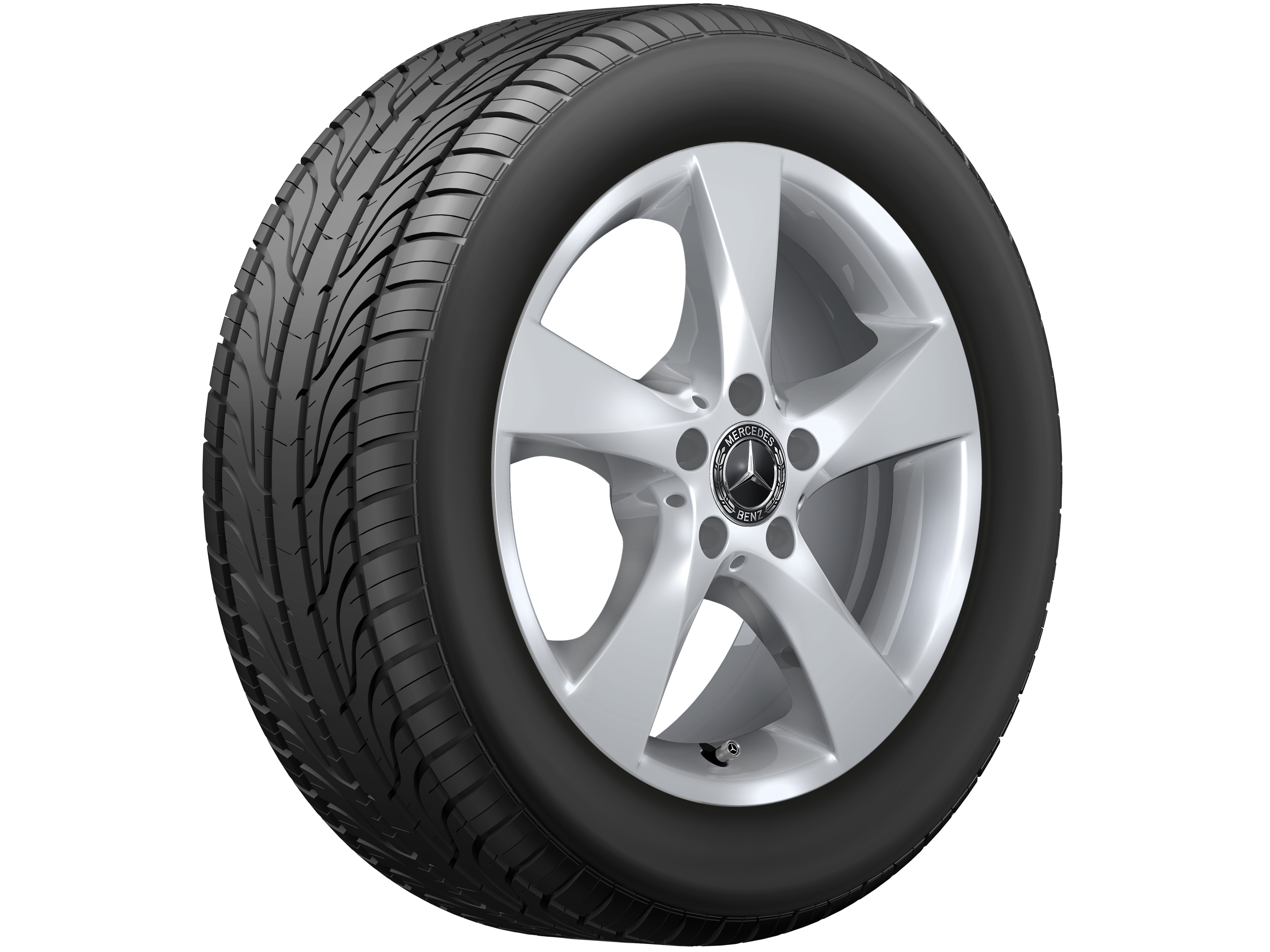 Kolo s 5 paprsky - 225/55 R17  101T, 7 J x 17 ET 51