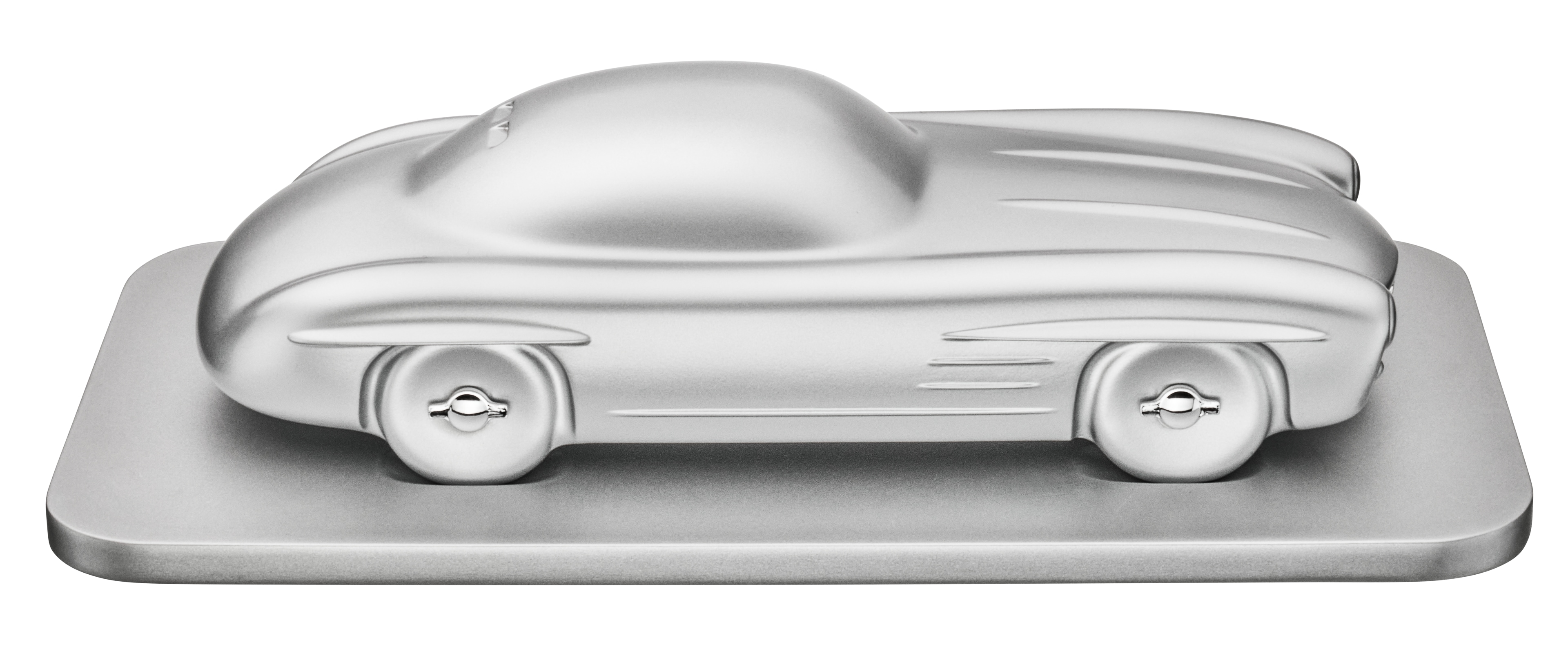 Plastika 300 SL Coupé W 198 II (1957–1963) - stříbrné barvy, Minichamps, 1:18