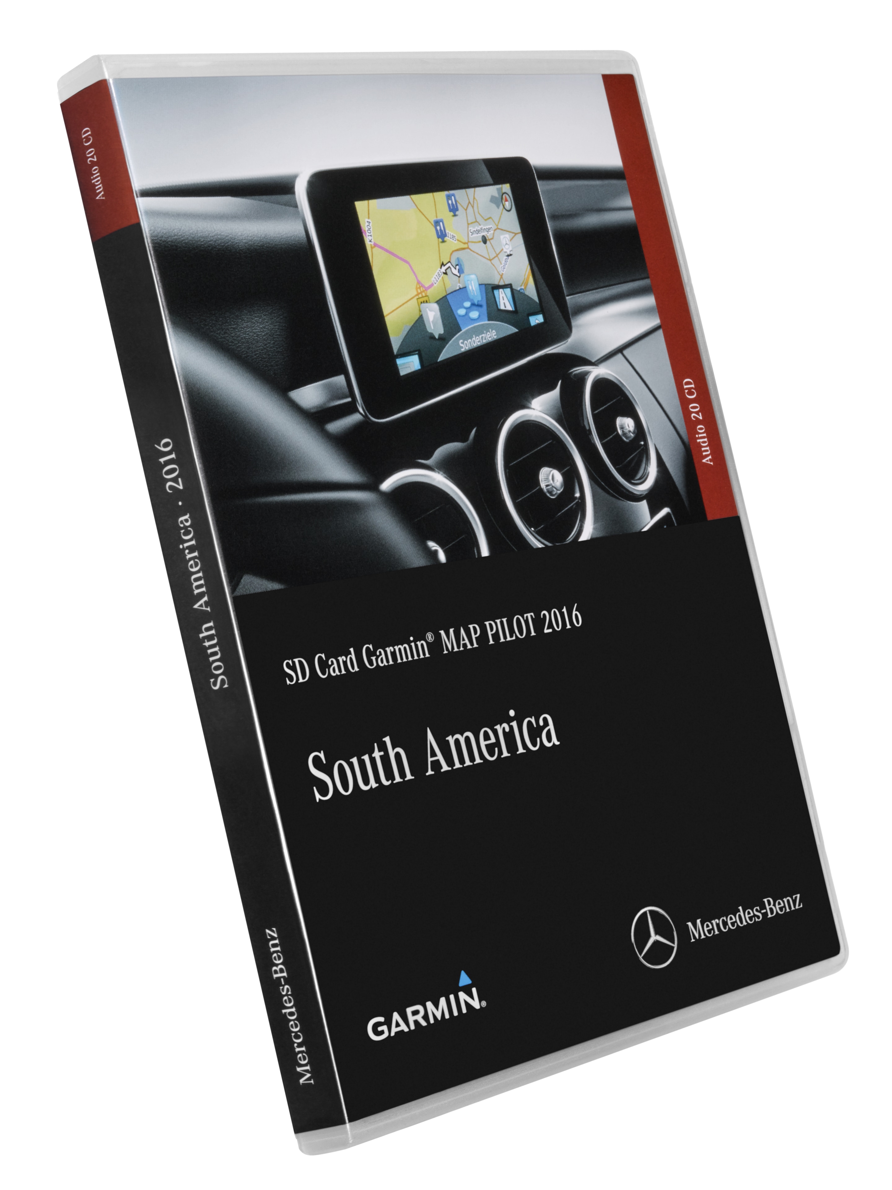 Garmin® MAP PILOT, Karta SD navigačního modulu Jižní Amerika, Pro dodatečnou montáž kódu 357 (EG9), u dostupné přípravy, kód 522