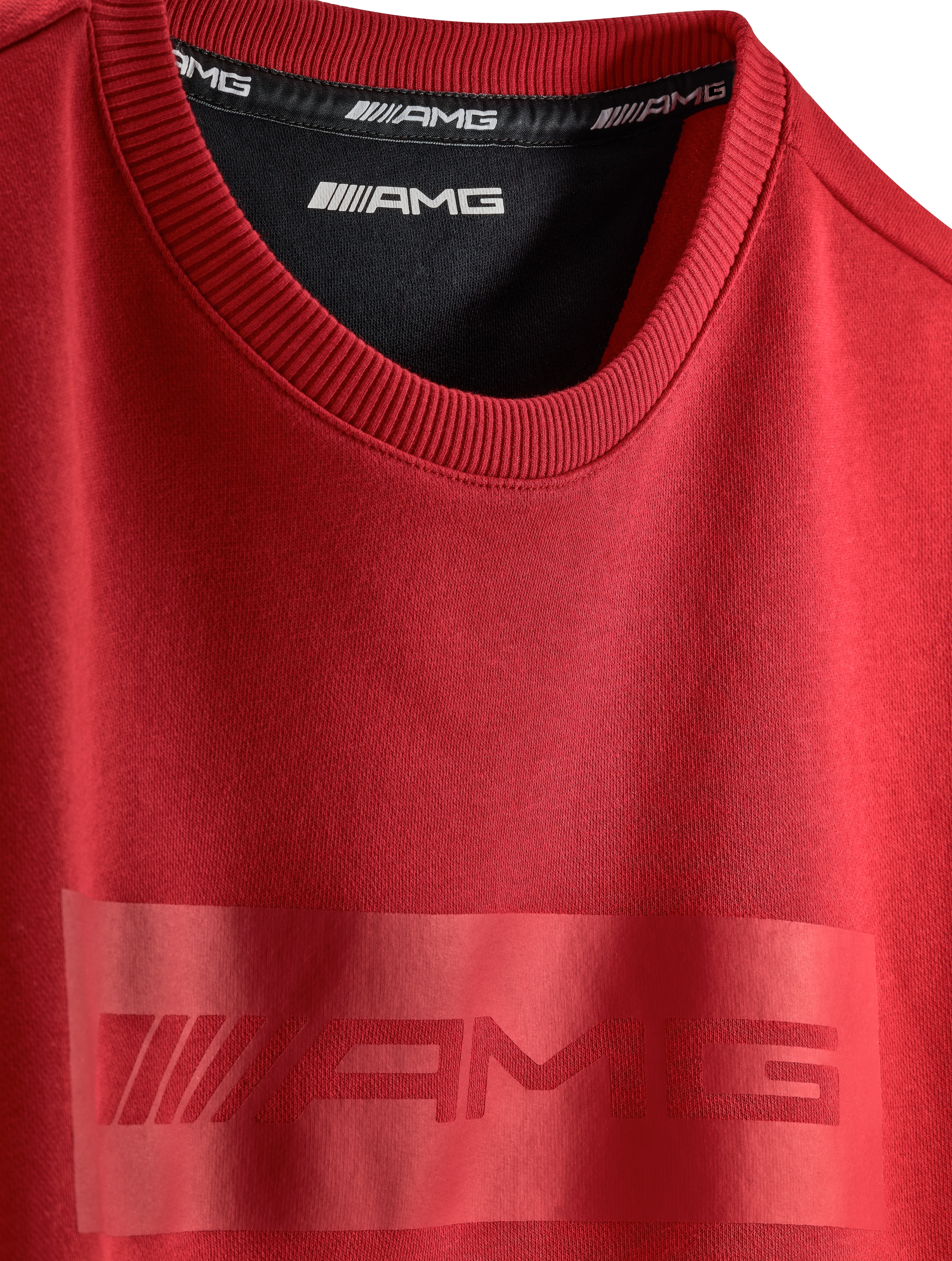 Mikina AMG, Unisex - červená, XS