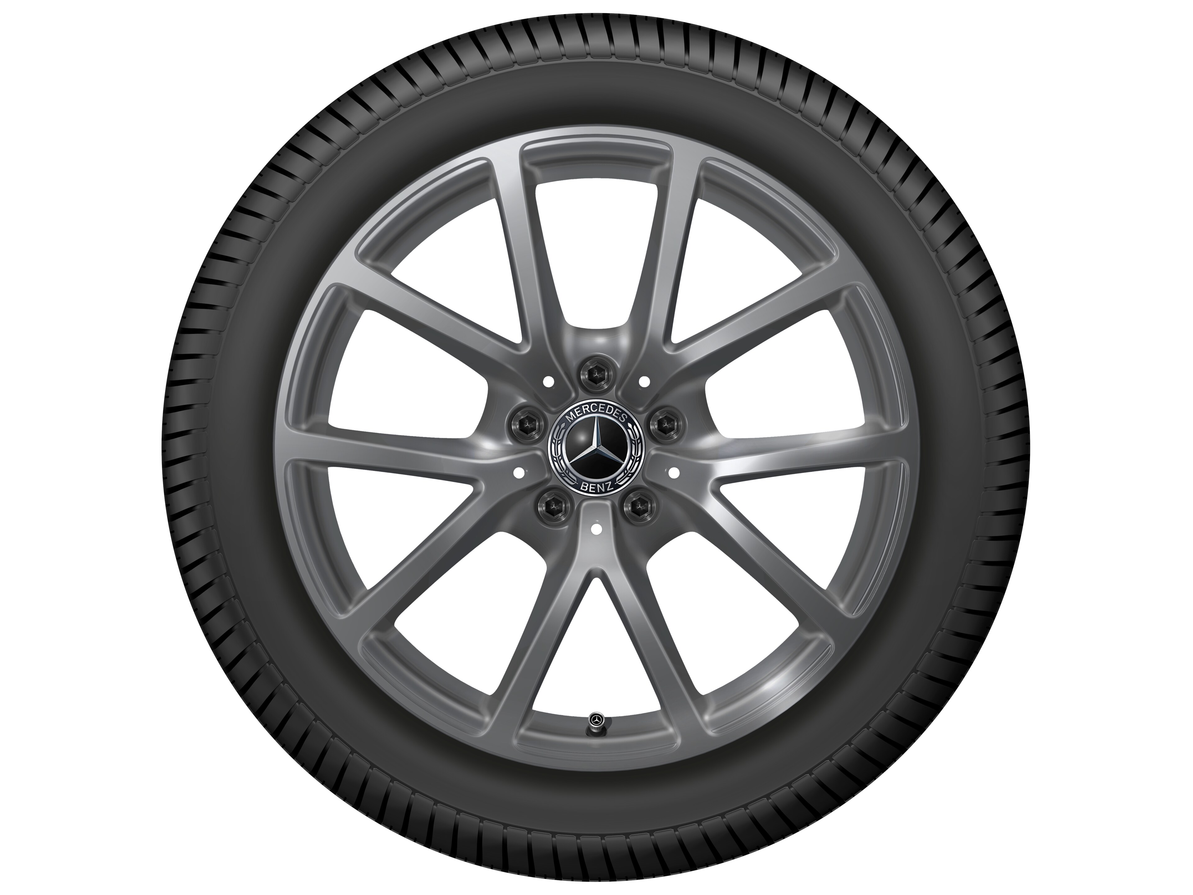 Kolo s 10 paprsky, 45,7 cm (18 palce) - 8 J x 18 ET 44,9, tremolit metalický