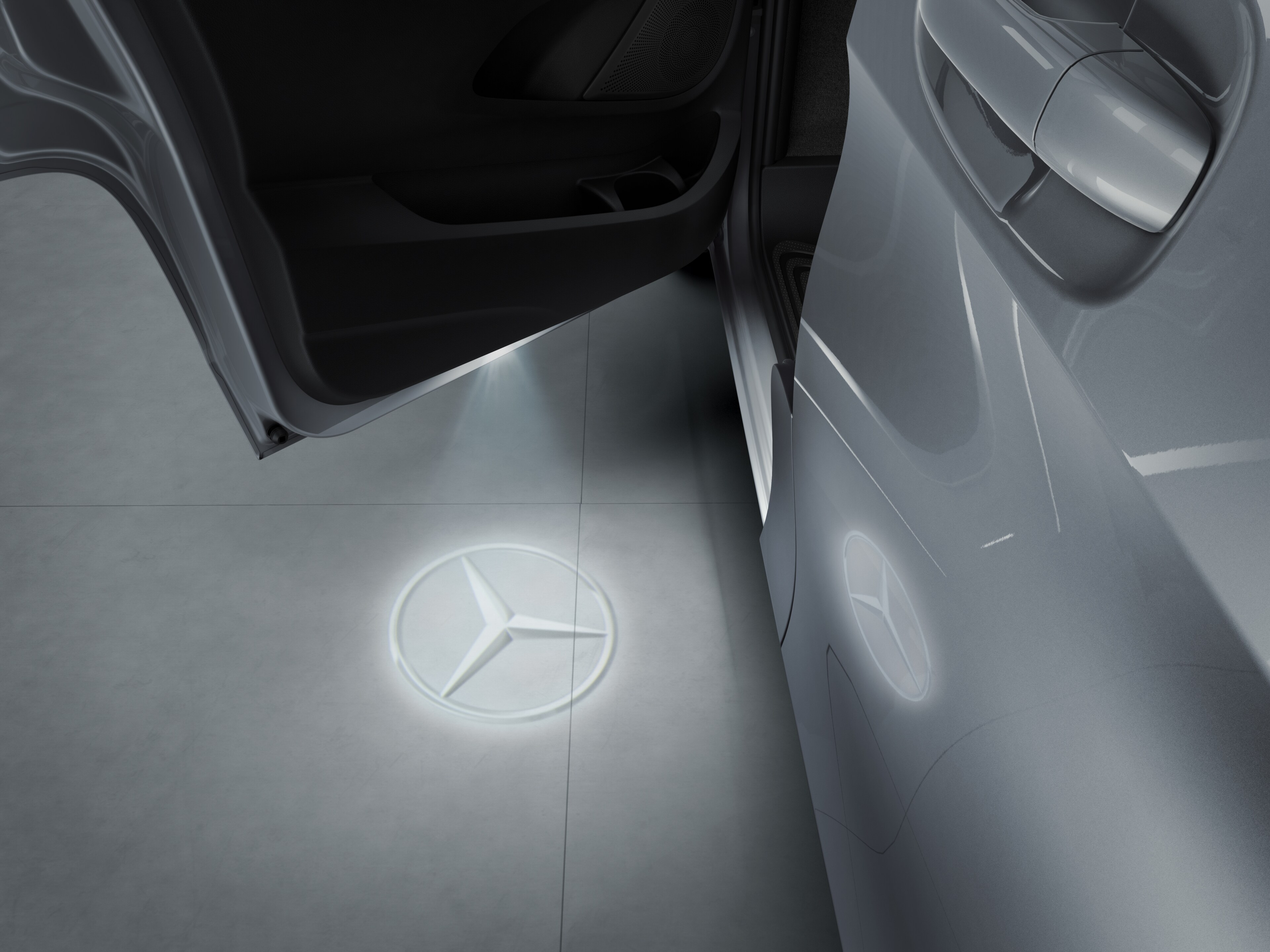 LED projektor loga, Hvězda Mercedes - 1 sada
