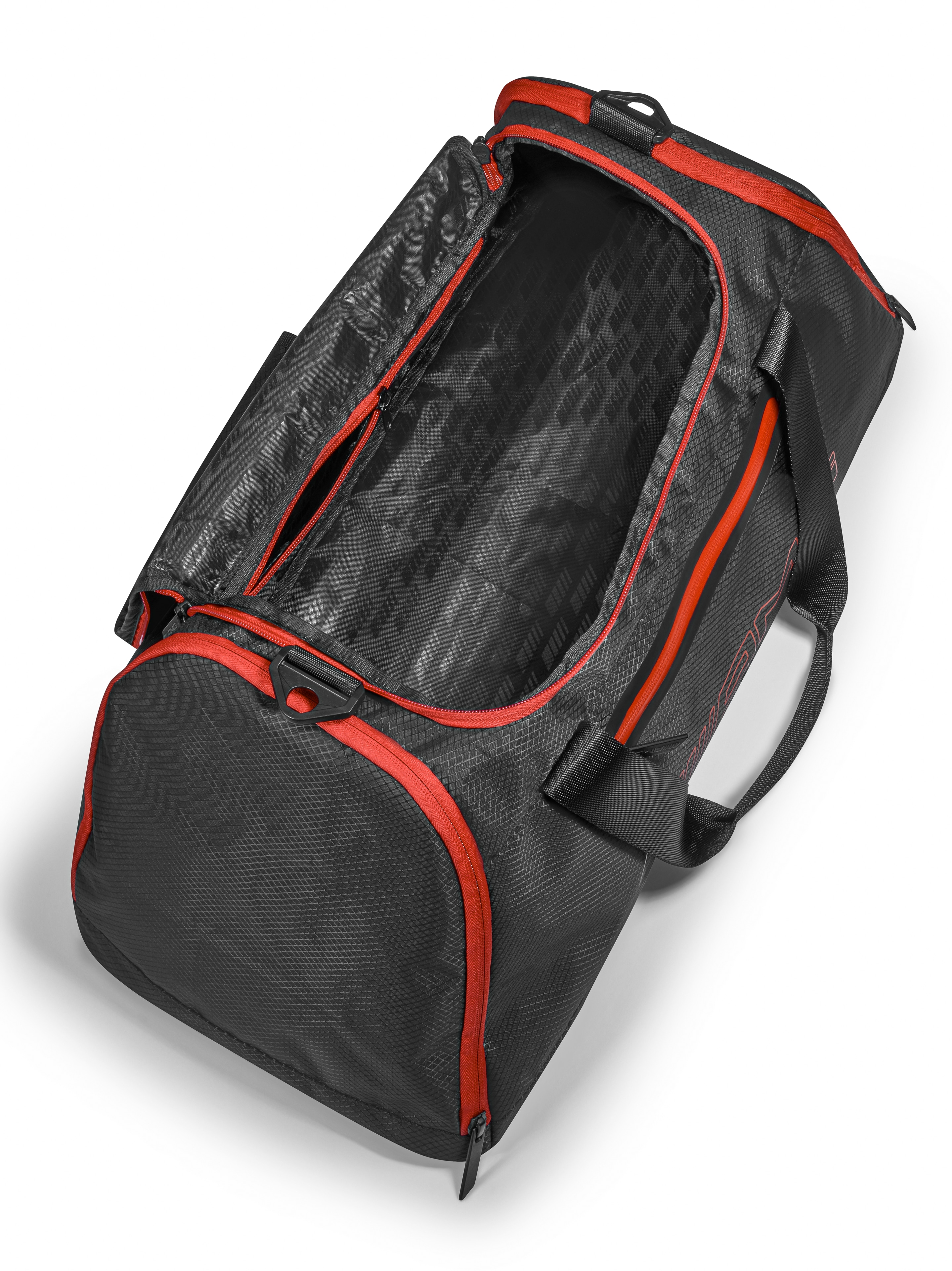 Sportovní taška AMG - černá / červená, Polyester