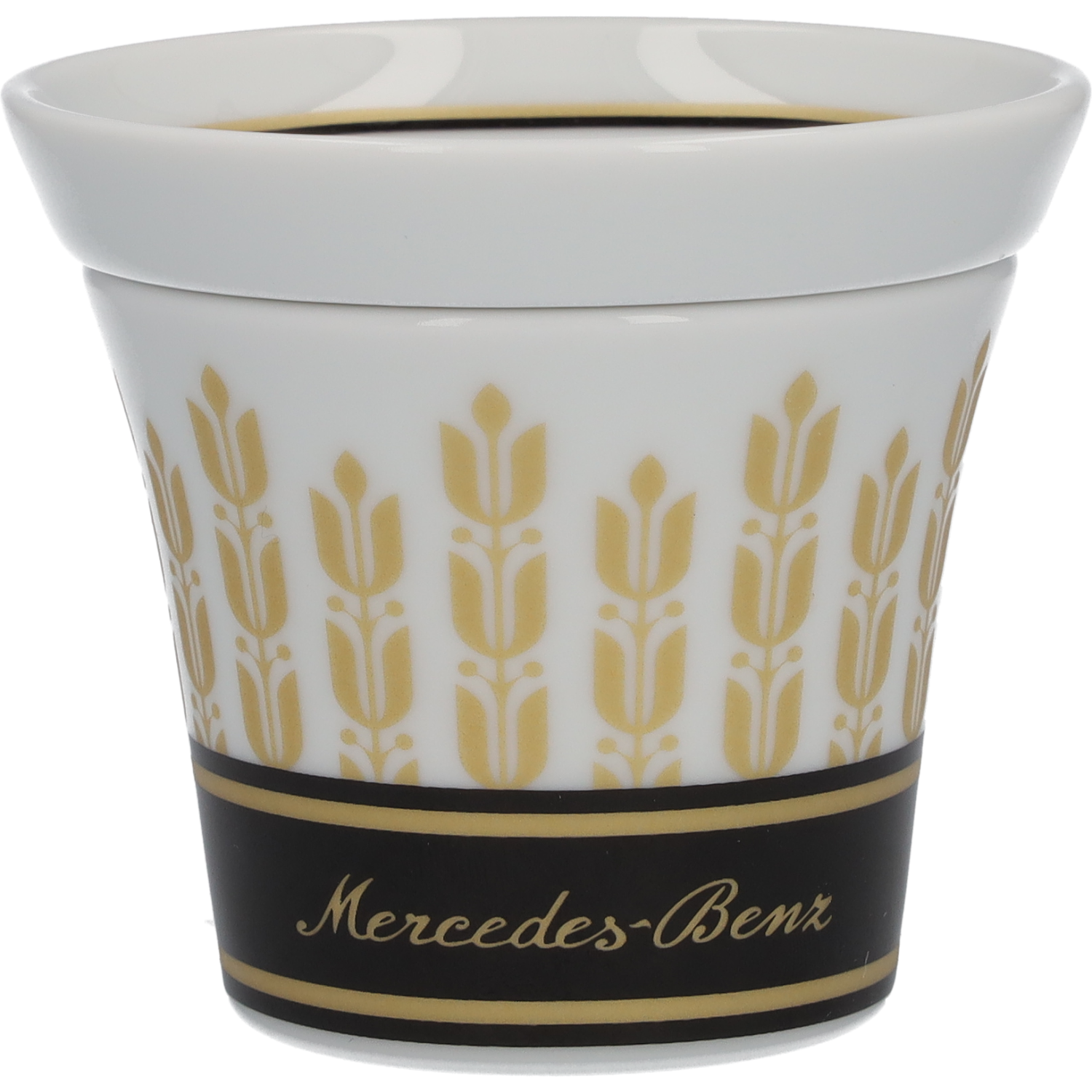 Šálky na espresso, Sada, 4dílný - černá / bílá / zlaté barvy, porcellain, 90 ml, Kahla