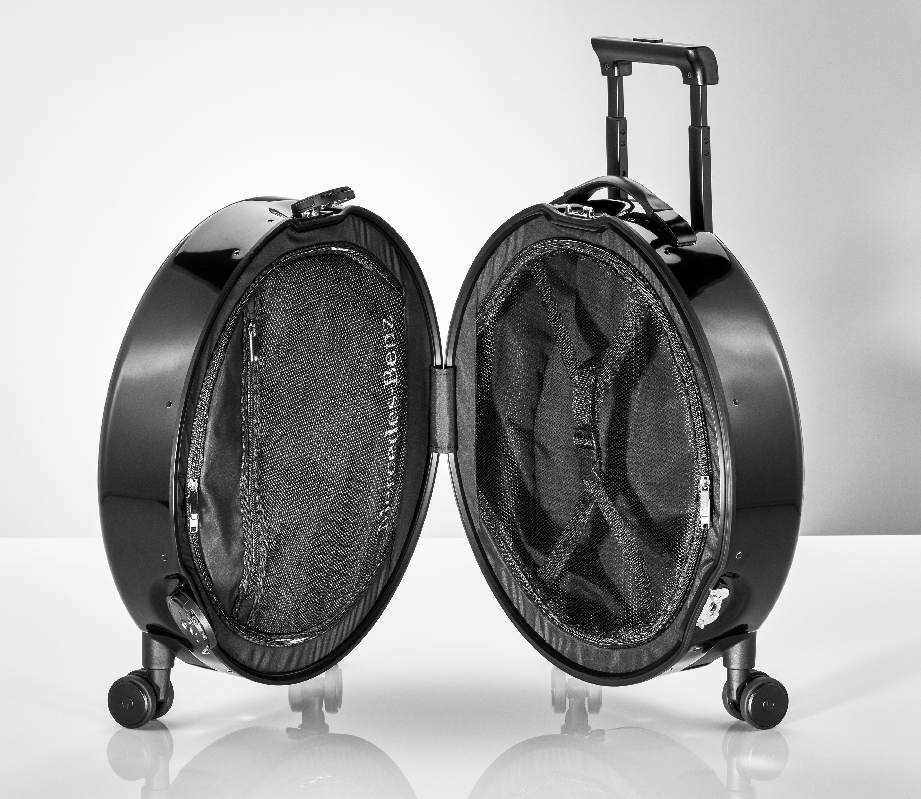 Kufřík, G-Class - černá, Polykarbonát / Polyester, 45 l