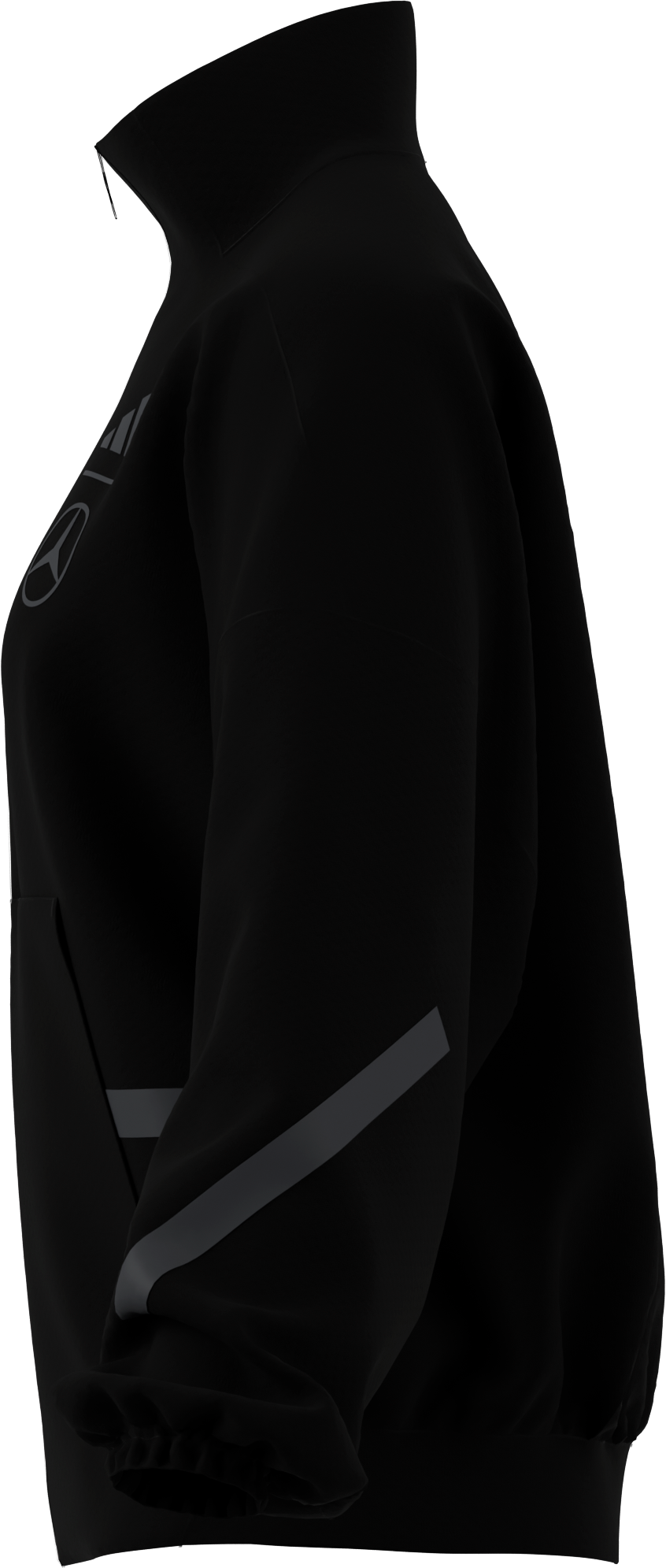 Mikina, unisex - černá, XS