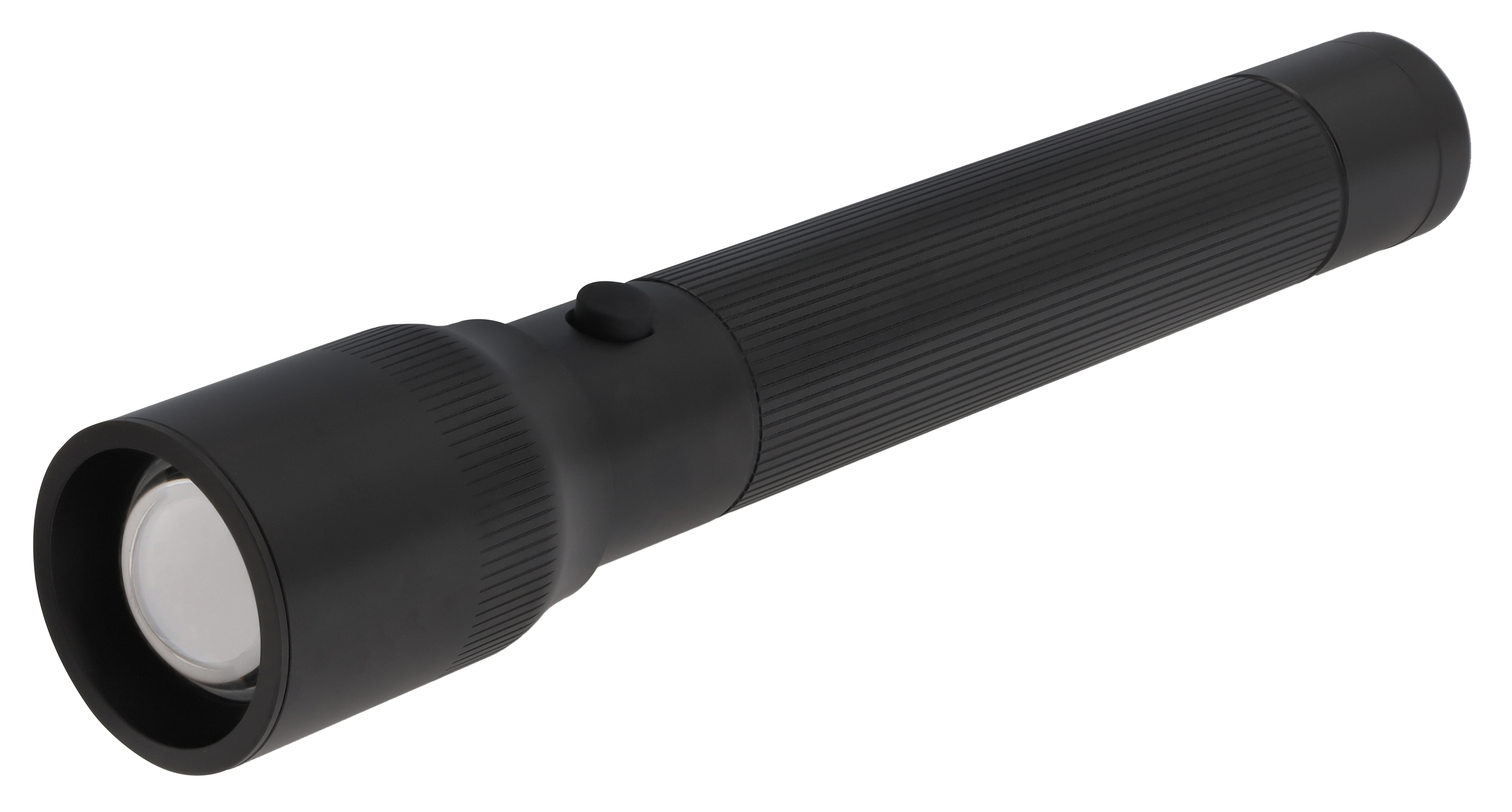 Kapesní svítilna LED, velký - černá, Hliník, Ansmann
