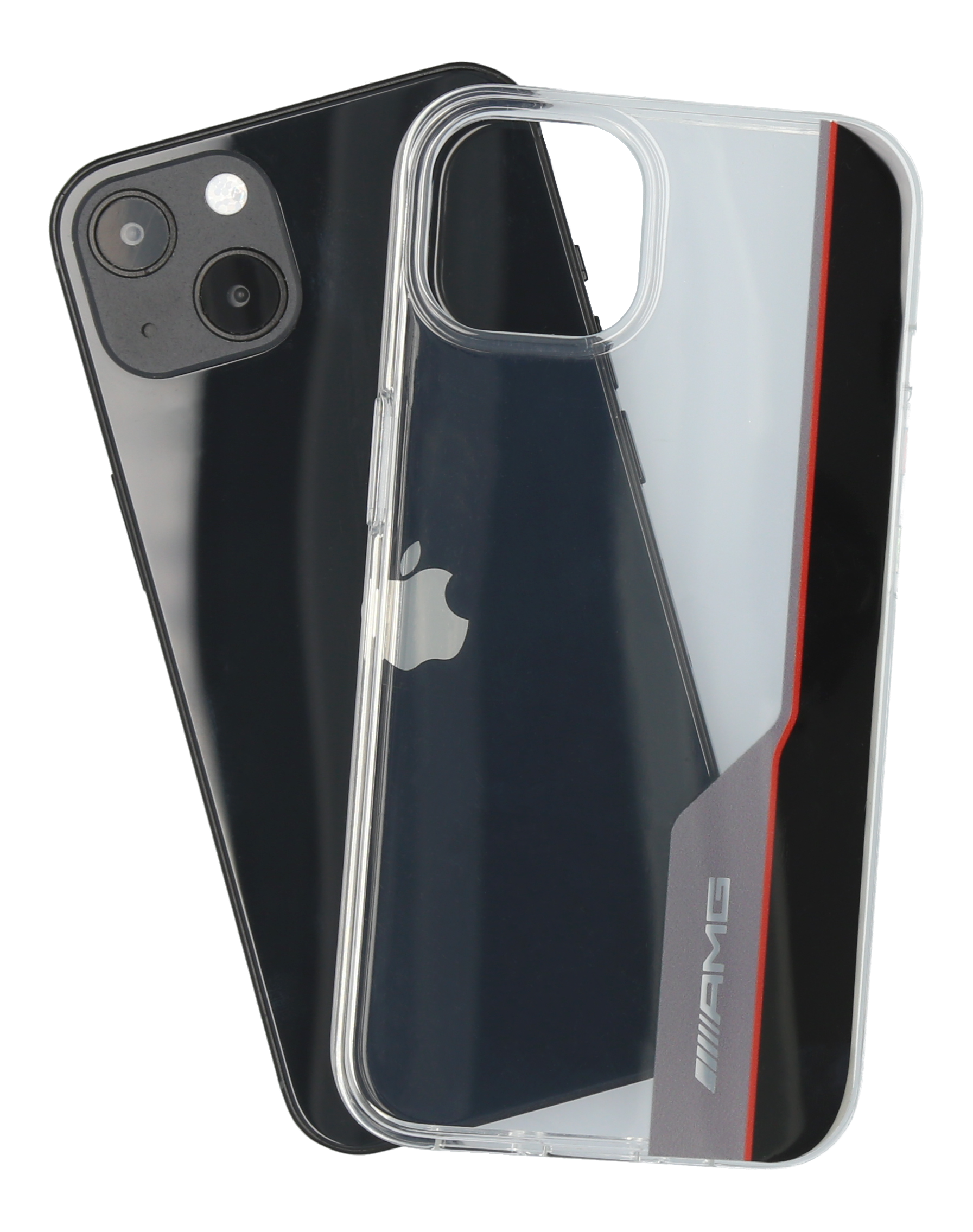 Obal AMG na iPhone® 13 - transparentní, Polykarbonát / TPU