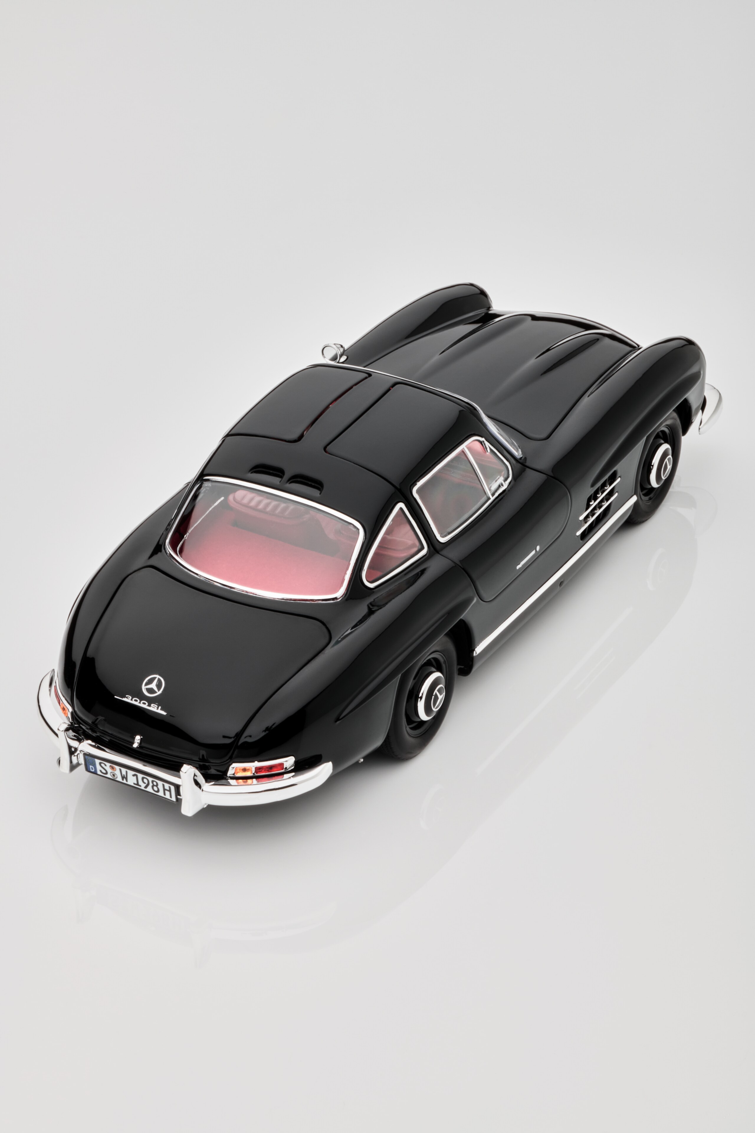 300 SL kupé (1954-1963) W 198 - černá, Norev, 1:18