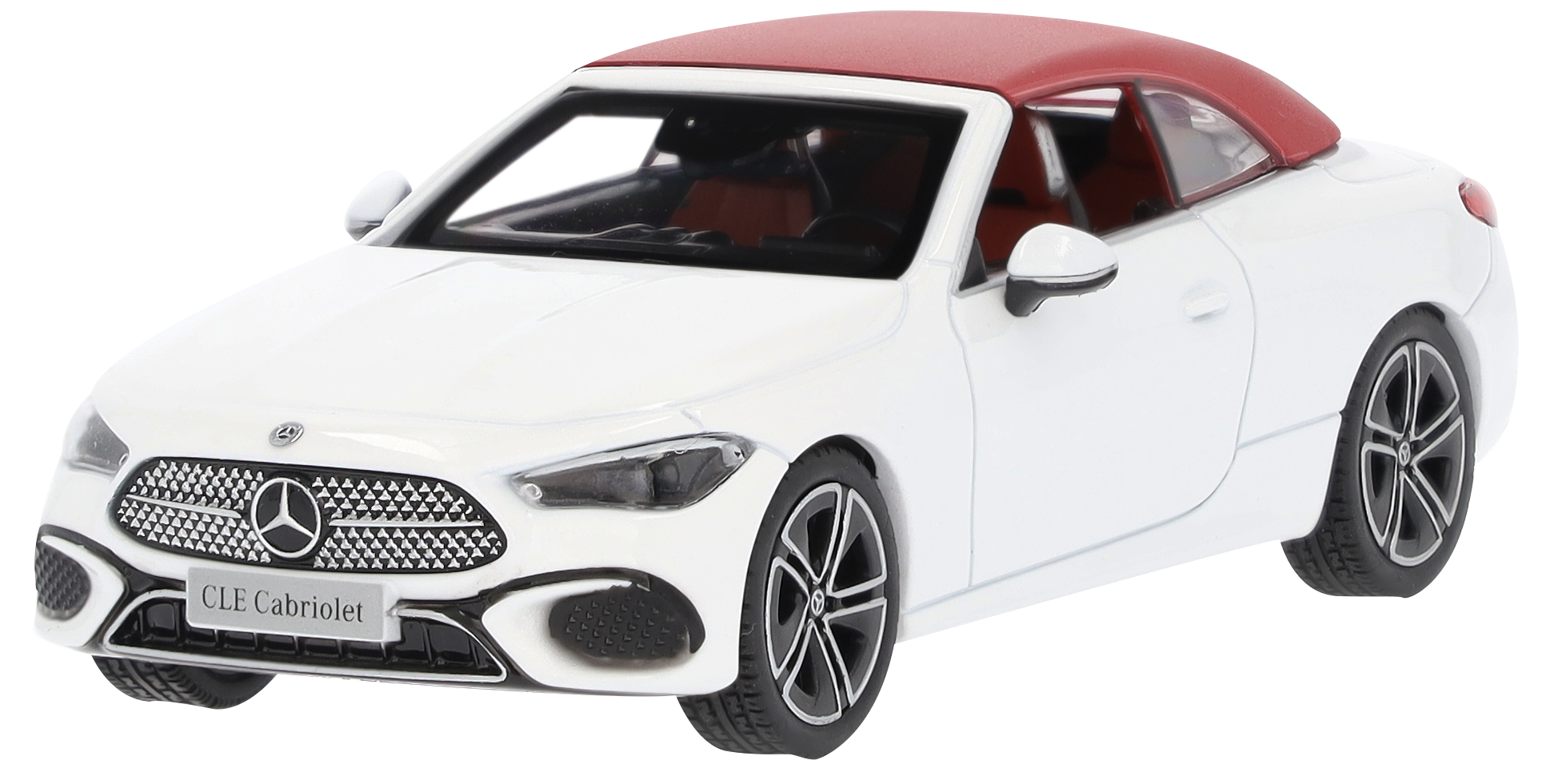 CLE Kabriolet, AVANTGARDE, A236 - MANUFAKTUR bílá opalith bright, Norev, 1:43