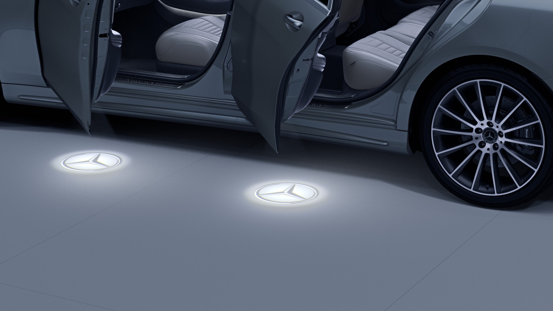 LED projektor loga, Hvězda Mercedes - 1 sada