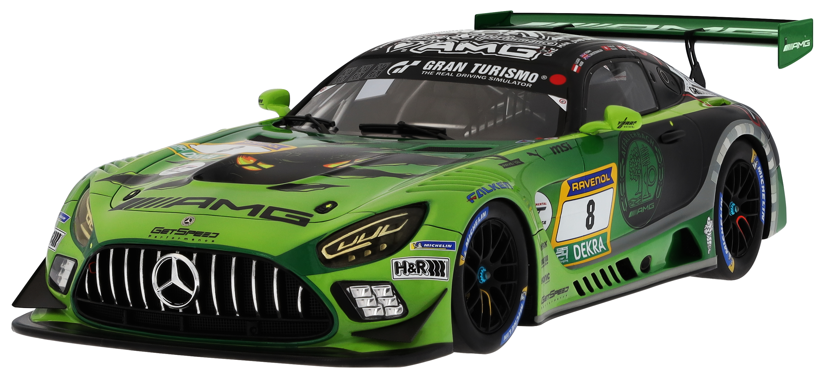 Mercedes-AMG GT3, ADAC RAVENOL 24h Nürburgring 2024, C190 - zelená světlá magno, Minimax, 1:18