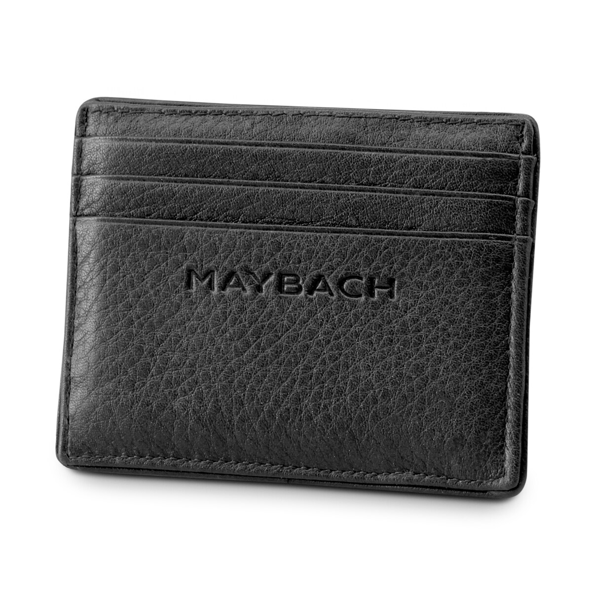 Pouzdro na platební karty, Mercedes-Maybach - černá, Kůže