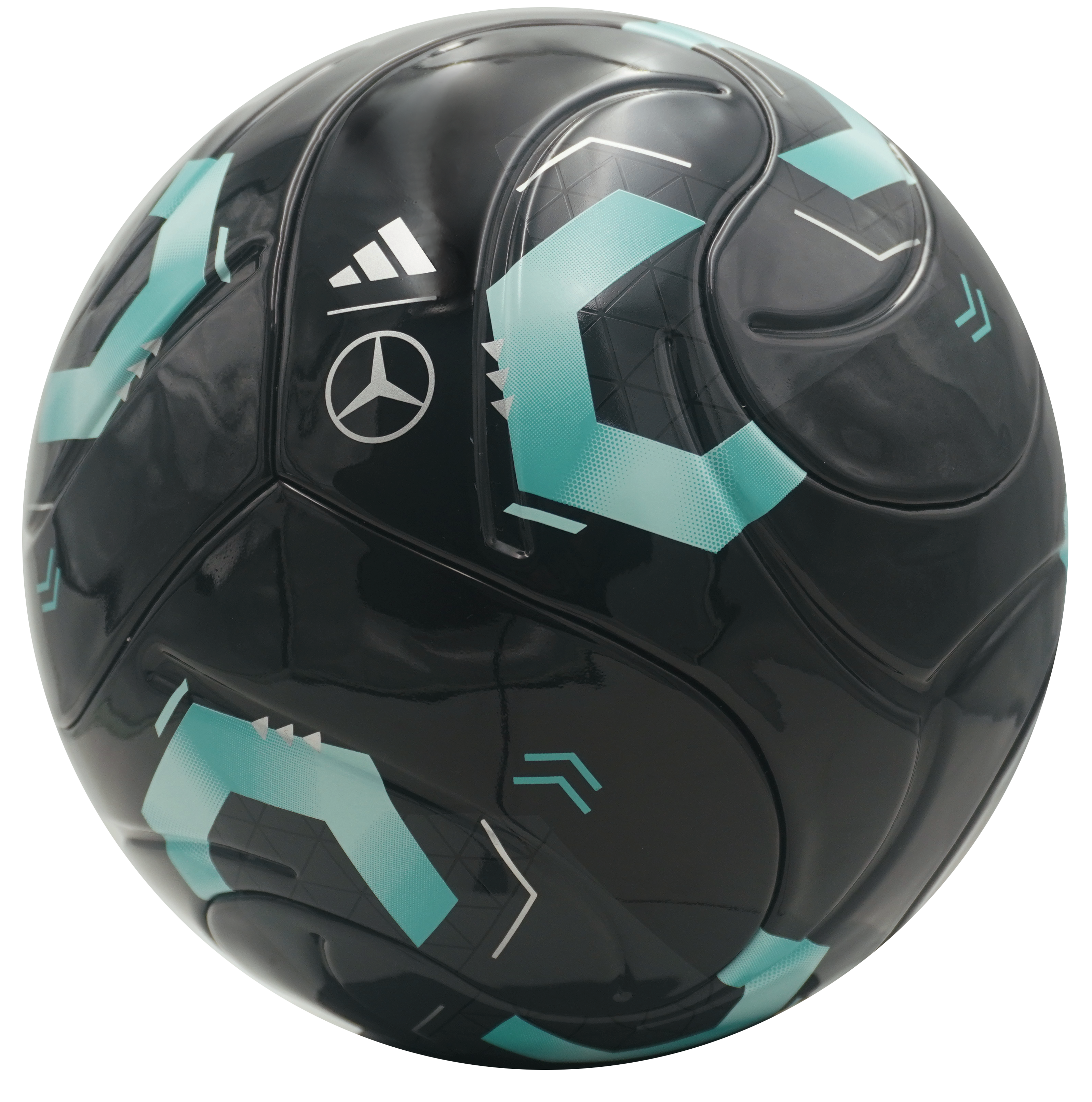 Fotbal - černá / aqua / šedá, TPU, adidas