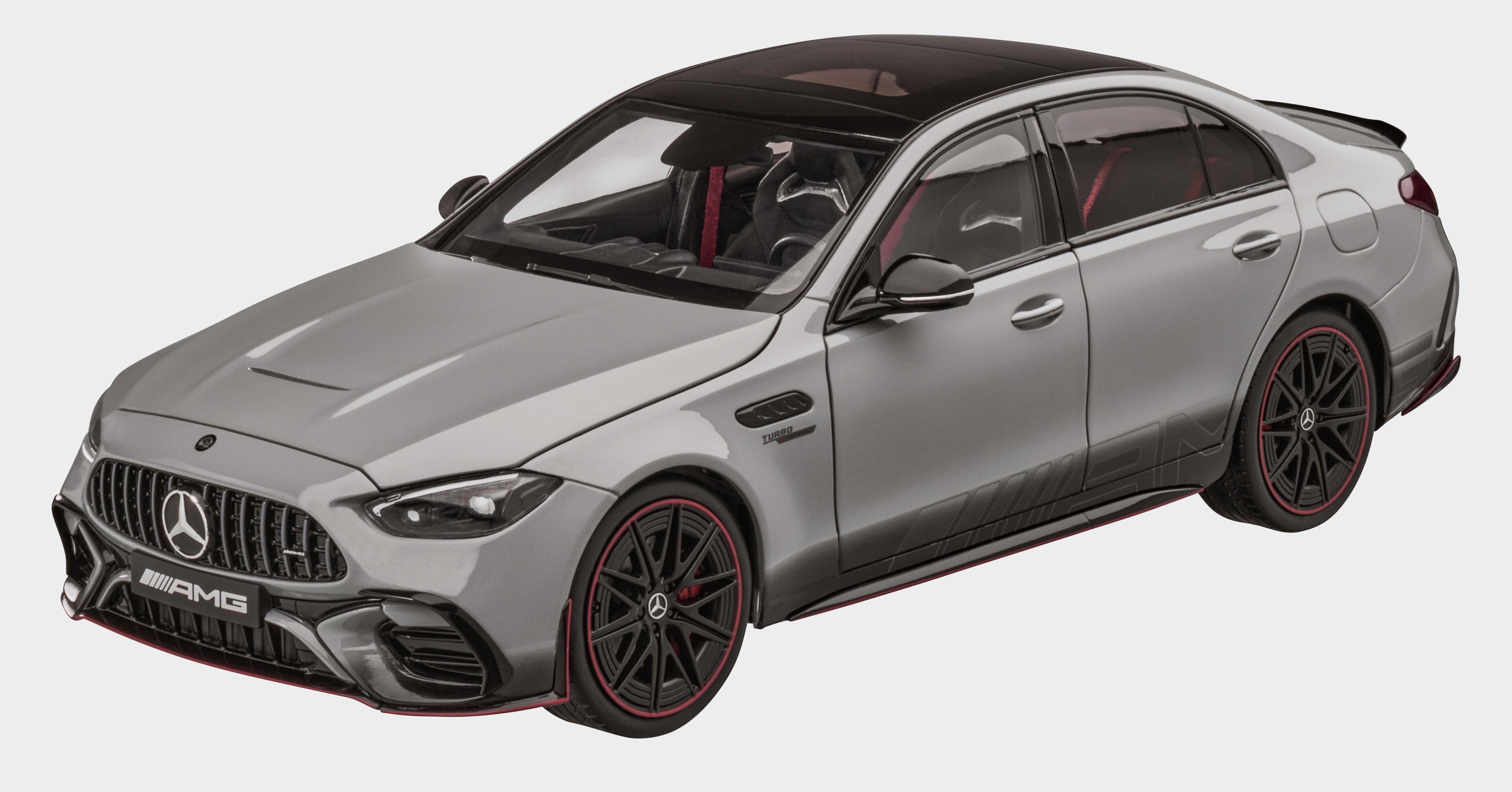 Mercedes-AMG C 63, W206 - MANUFAKTUR šedá alphin uni, NZG, 1:18