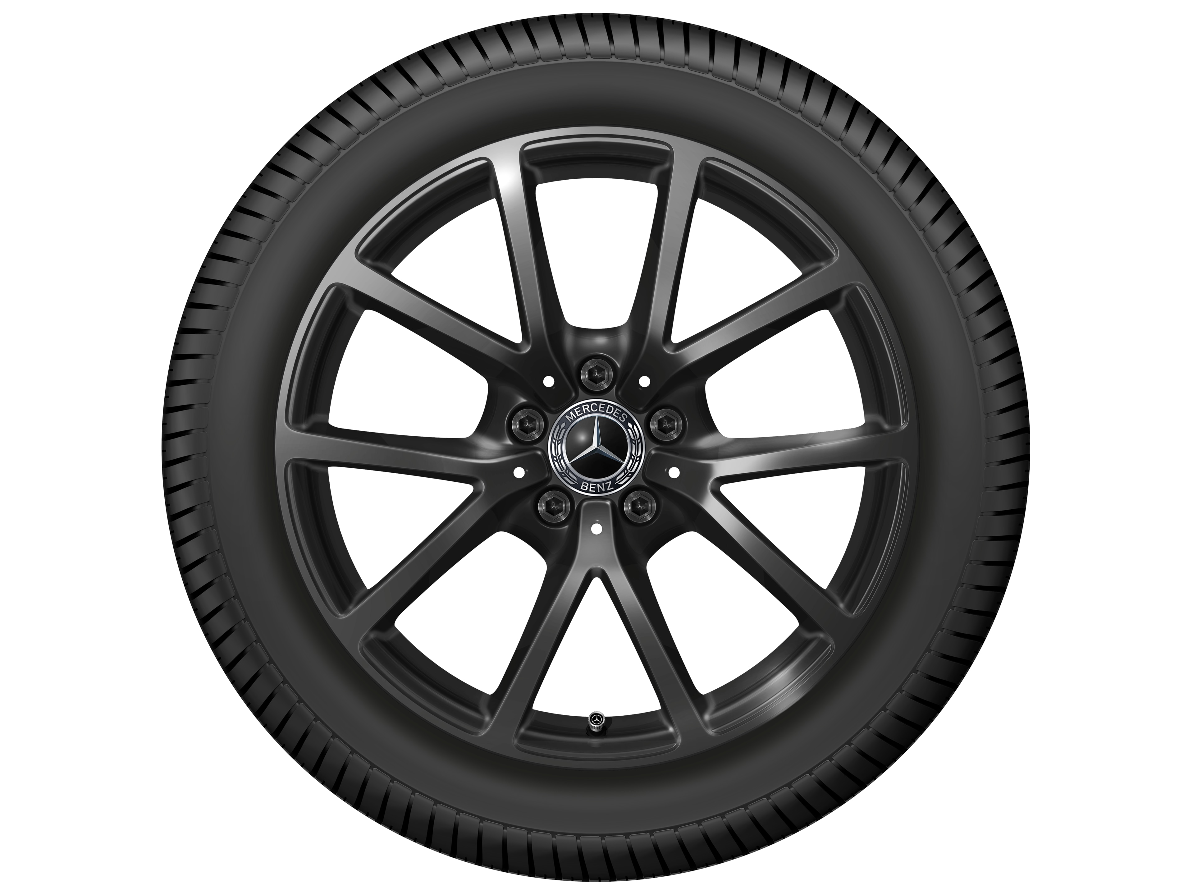 Kolo s 10 paprsky, 45,7 cm (18 palce) - 8 J x 18 ET 44,9, černá
