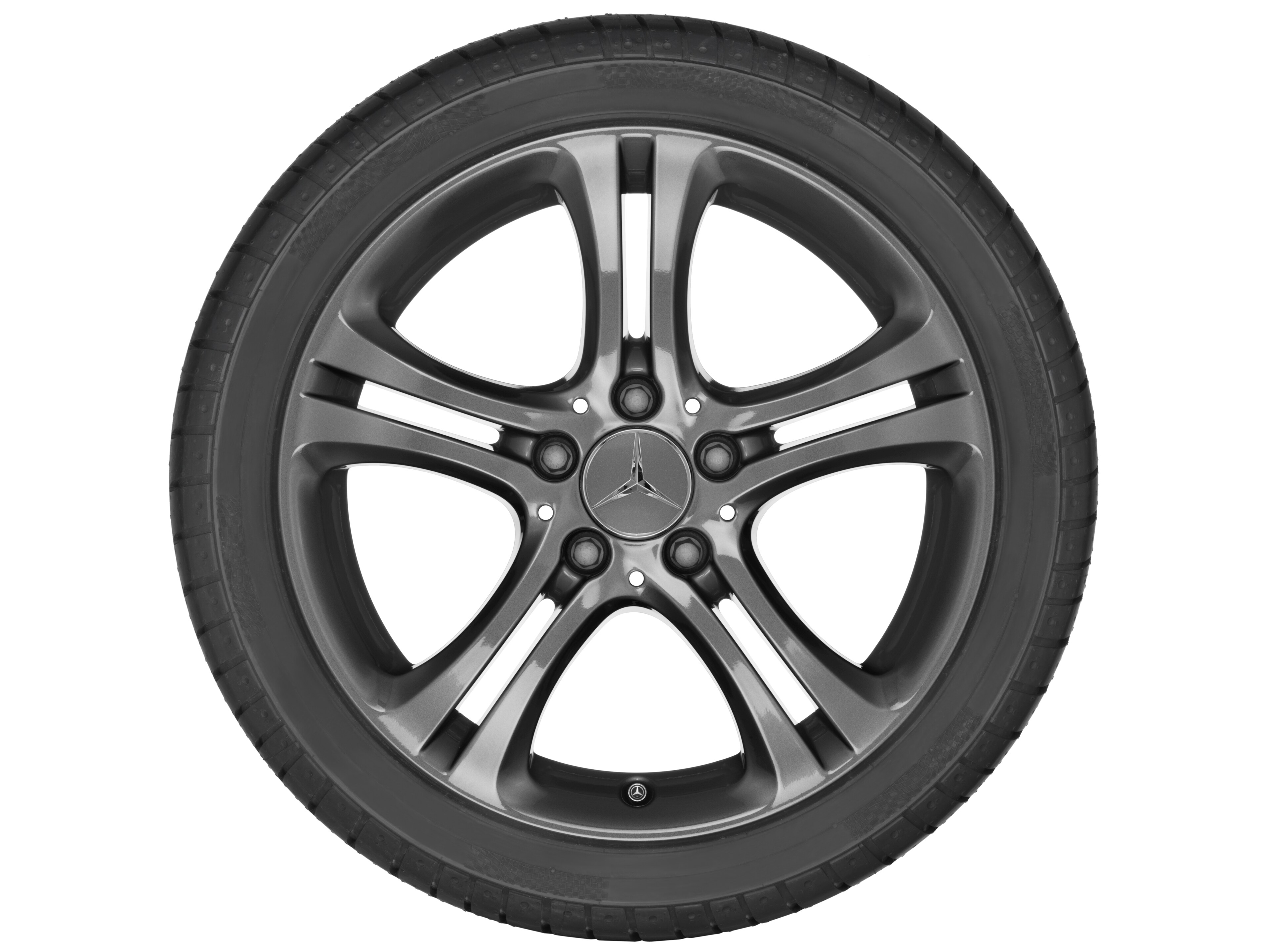 Kolo s 5 dvojitými paprsky, 43,2 cm (17 palců) - 7,5 J x 17 ET 52,5, tremolit metalický, lakované