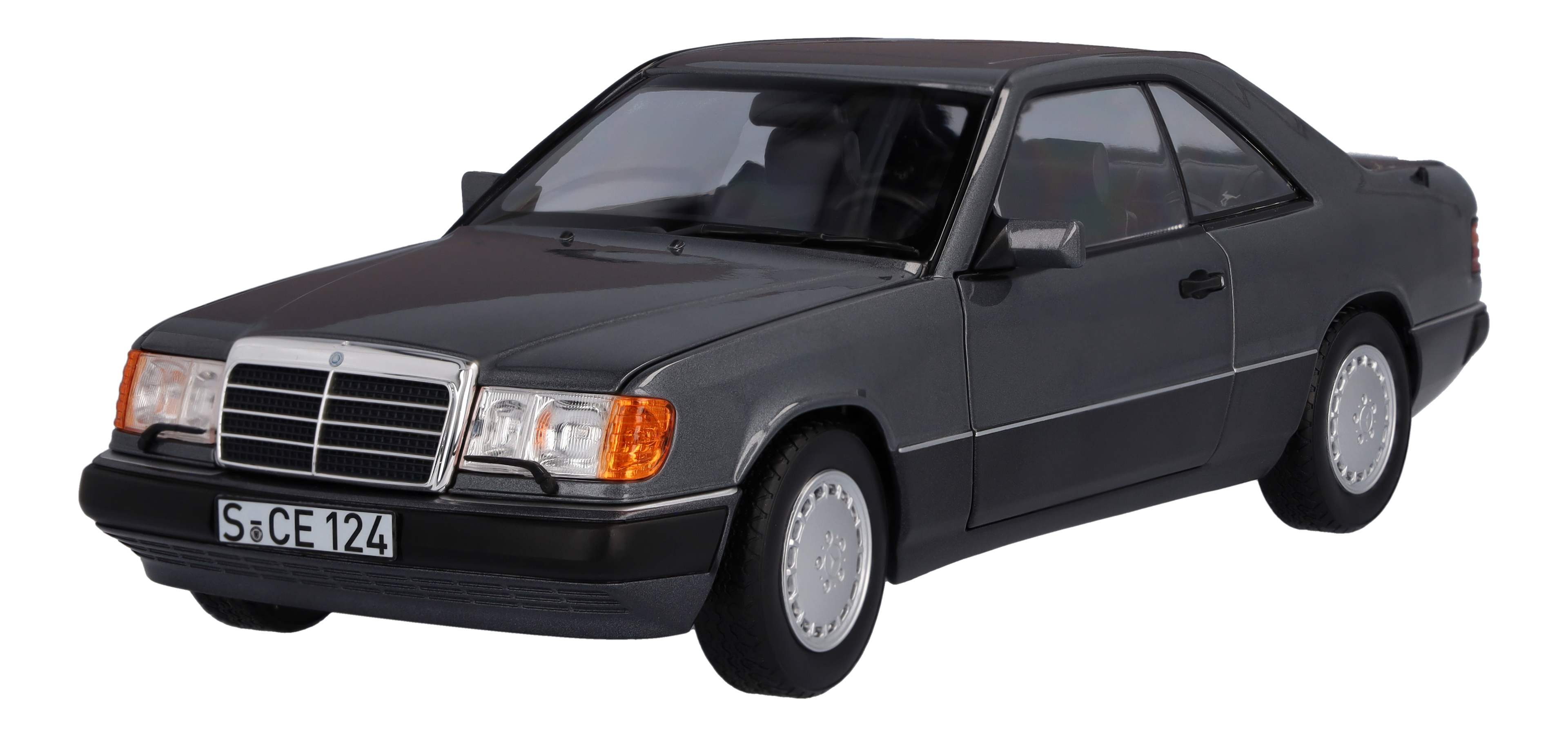 300 CE-24 kupé C124 (1988–1992) - šedá pearl, Norev, 1:18
