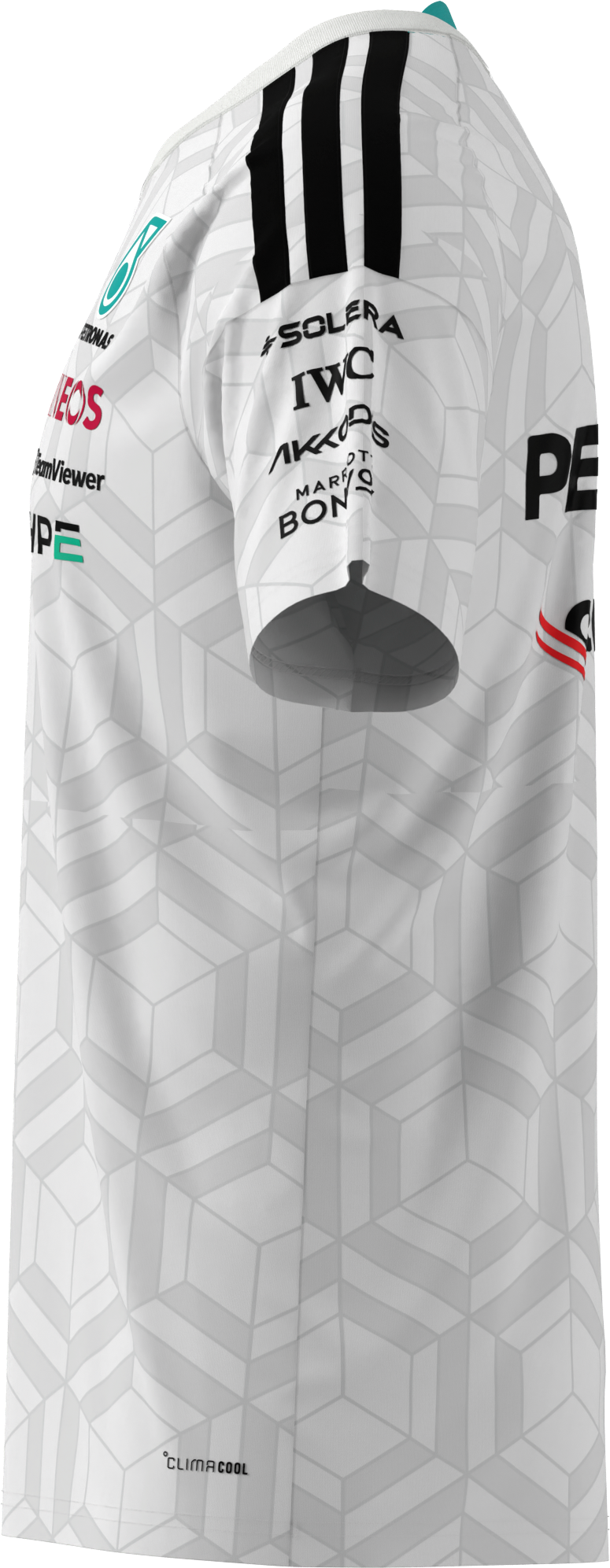 Pánské tričko, Řidič, Mercedes-AMG F1 - bílá, S