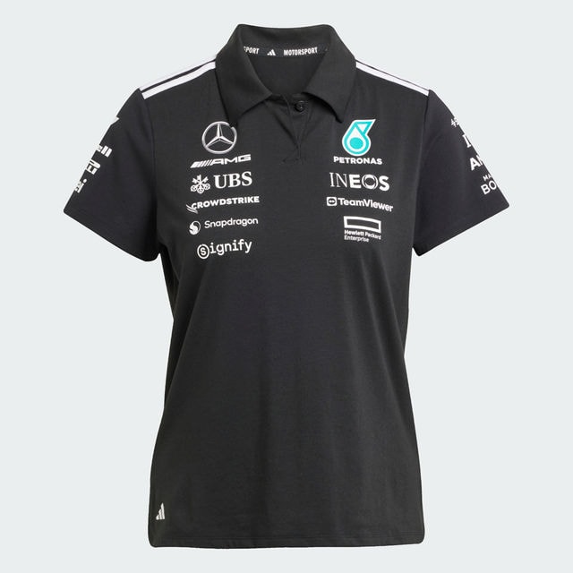 Dámská polokošile, Tým, Mercedes-AMG F1 - černá, XL