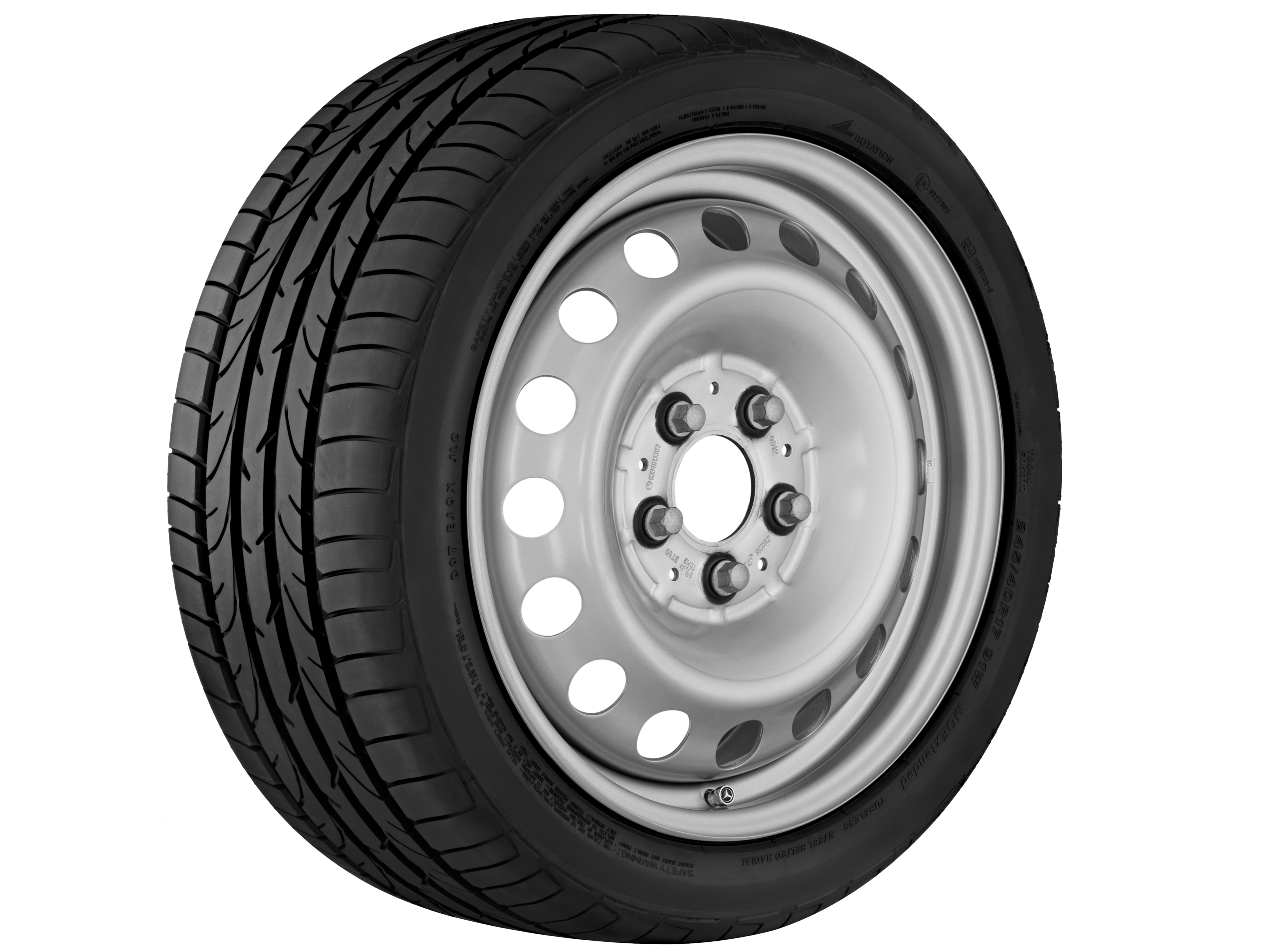Ocelové kolo - 205/60 R16 XL 96T, 6 J x 16 ET 38