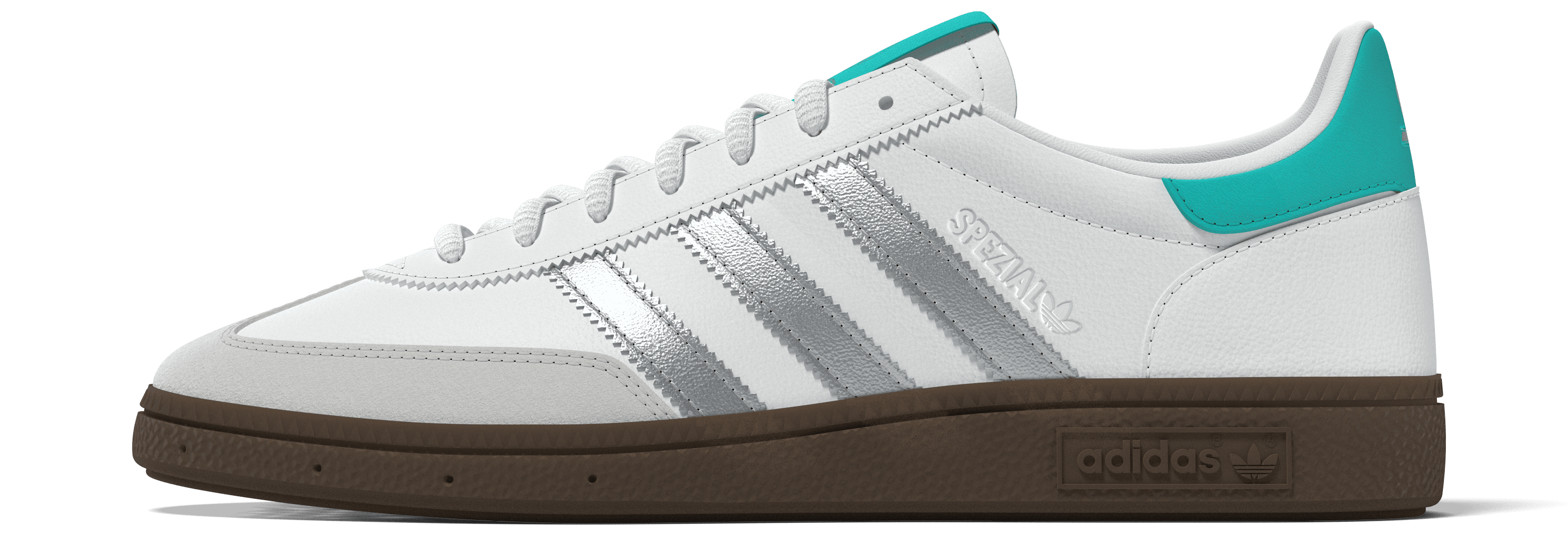 Tenisky, Handball Spezial, Mercedes-AMG F1 - bílá / stříbrné barvy, 9, adidas