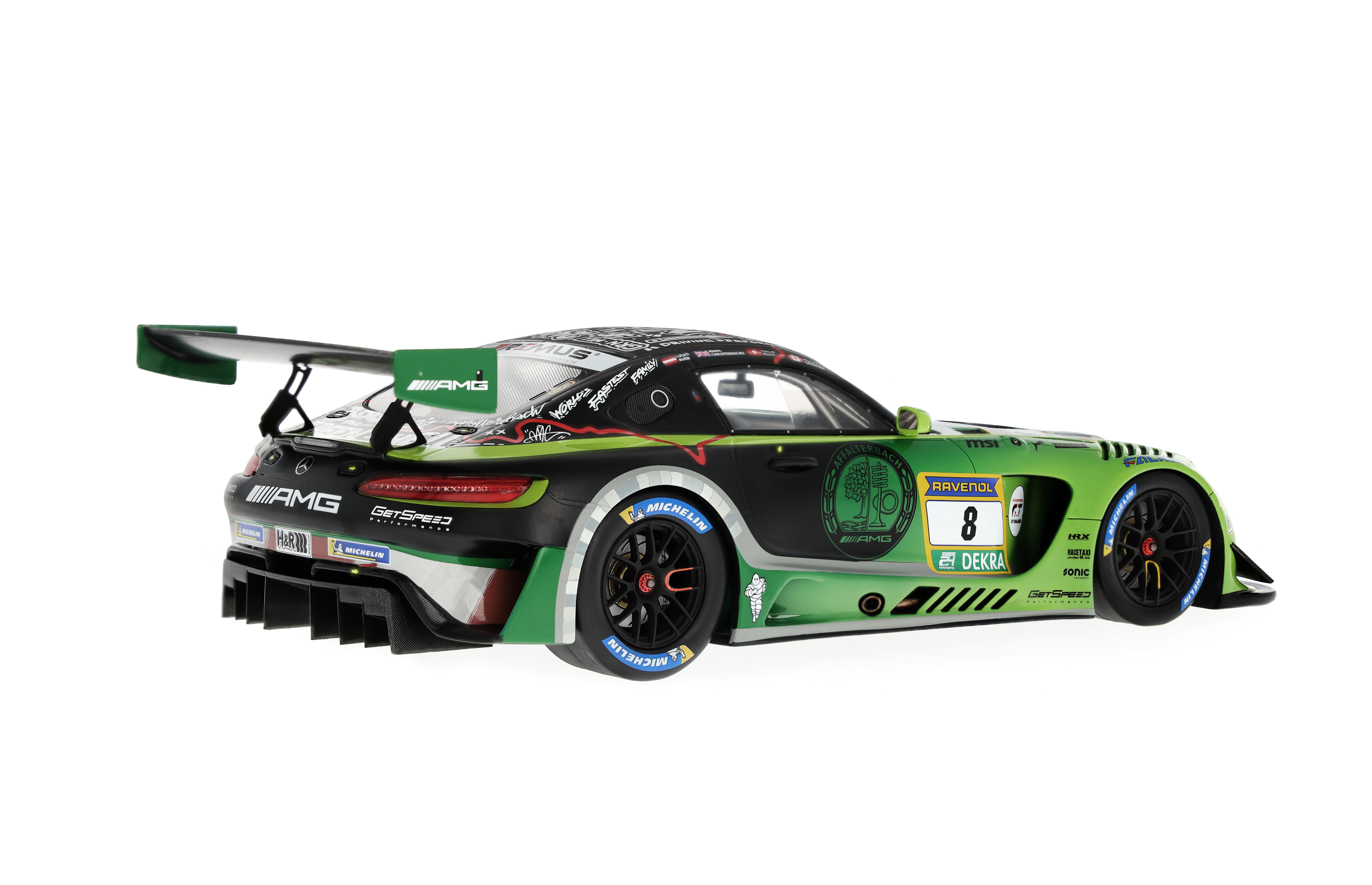Mercedes-AMG GT3, ADAC RAVENOL 24h Nürburgring 2024, C190 - zelená světlá magno, Minimax, 1:18