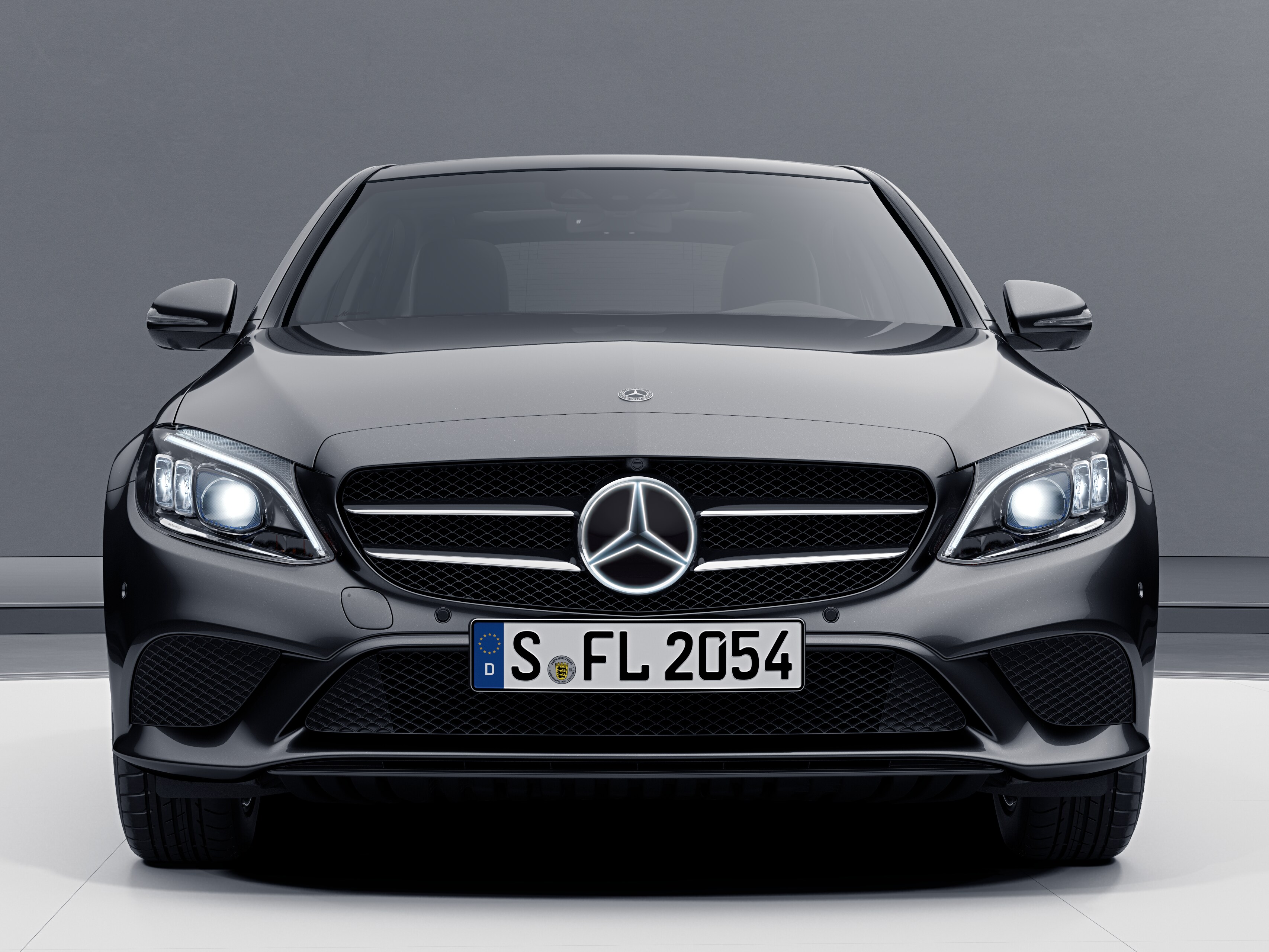 Osvětlená hvězda Mercedes, Ozdobný díl - chrom