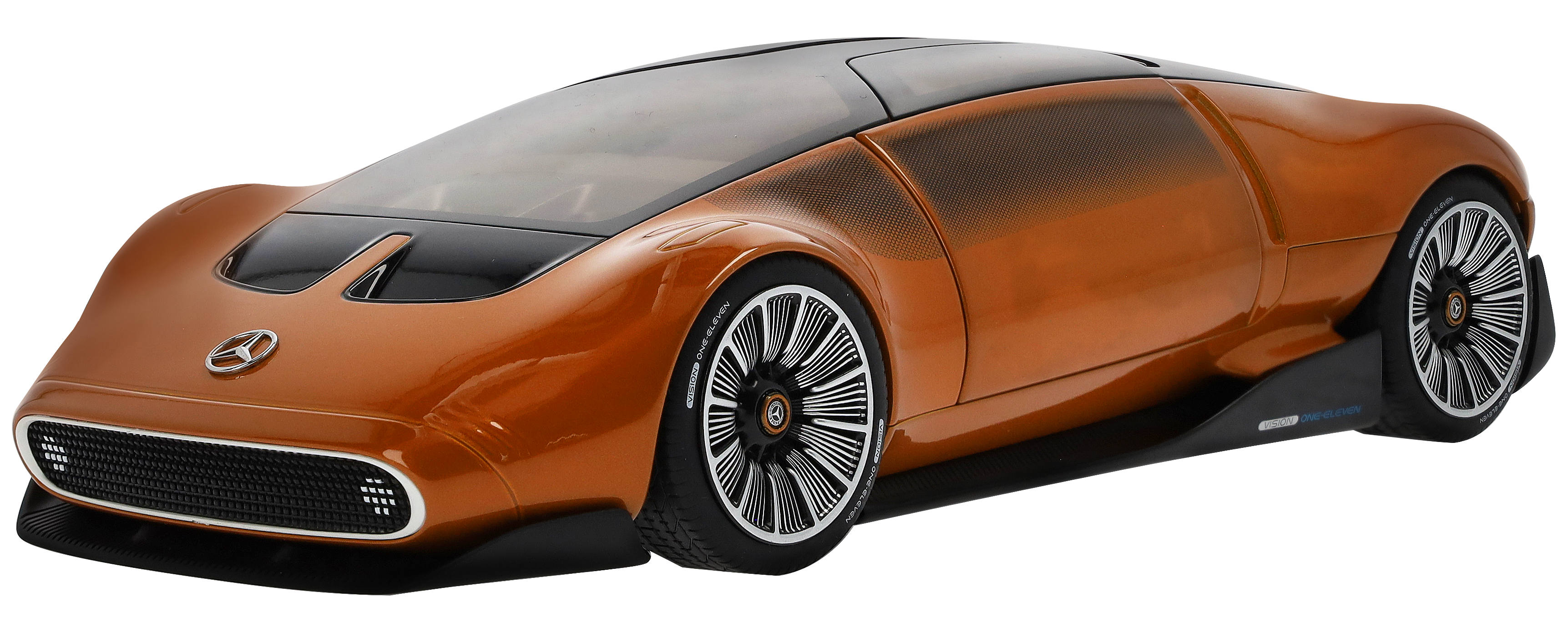 Vision One-Eleven, Předváděcí vůz - oranžová, NZG, 1:18