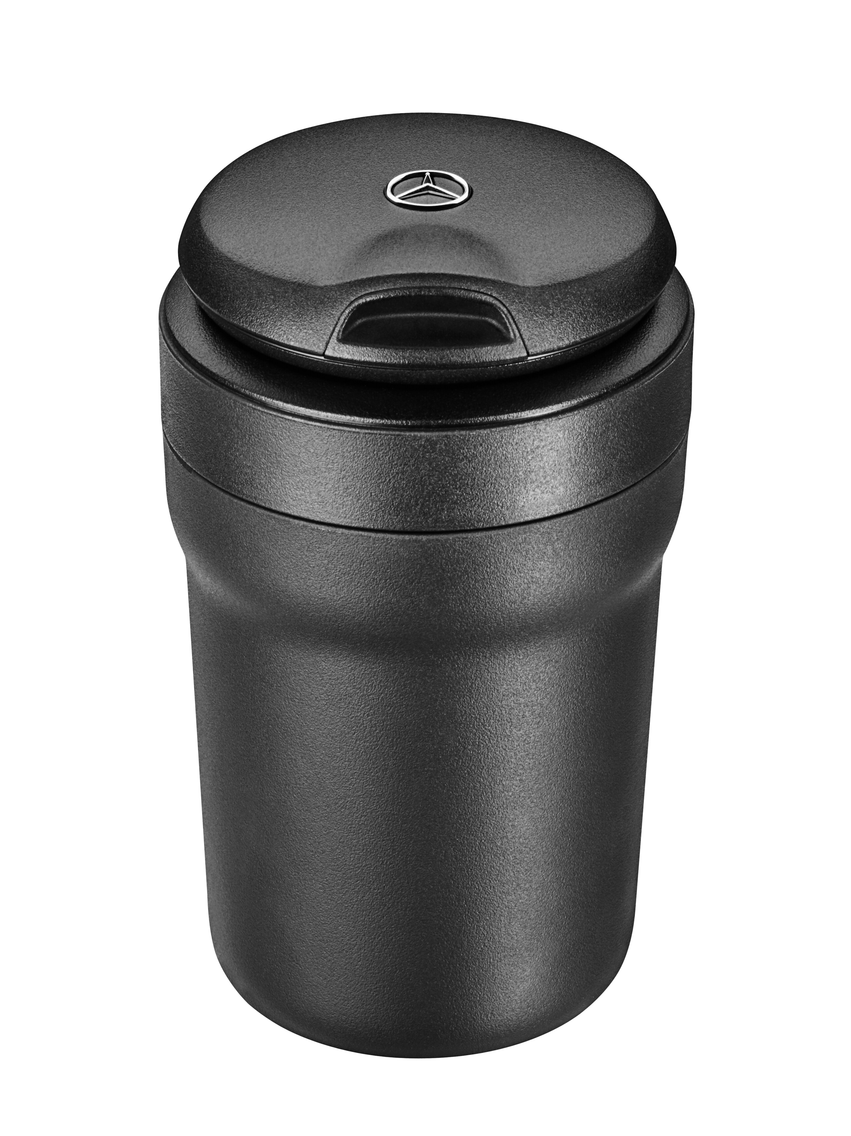 Popelník - černá matná, Plast