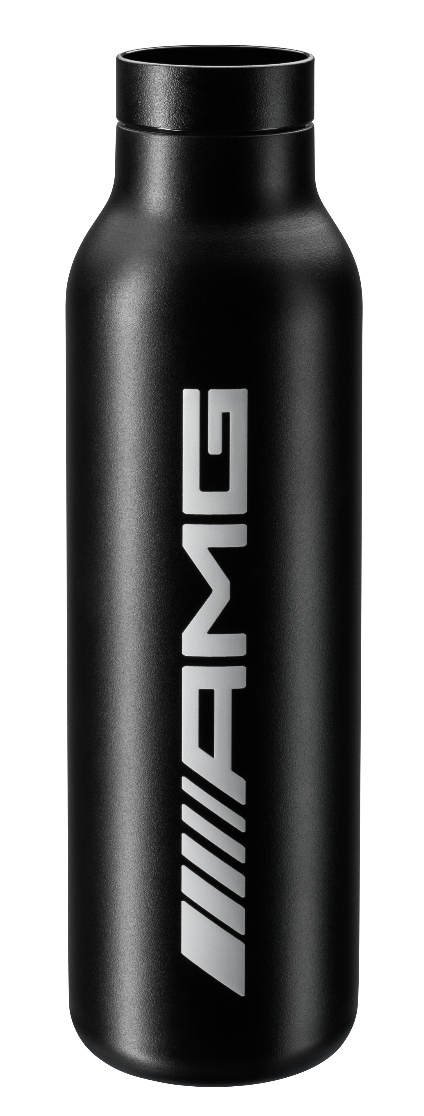 Láhev na pití AMG - černá, Nerezová ocel / Polypropylen, 700 ml, eva trio