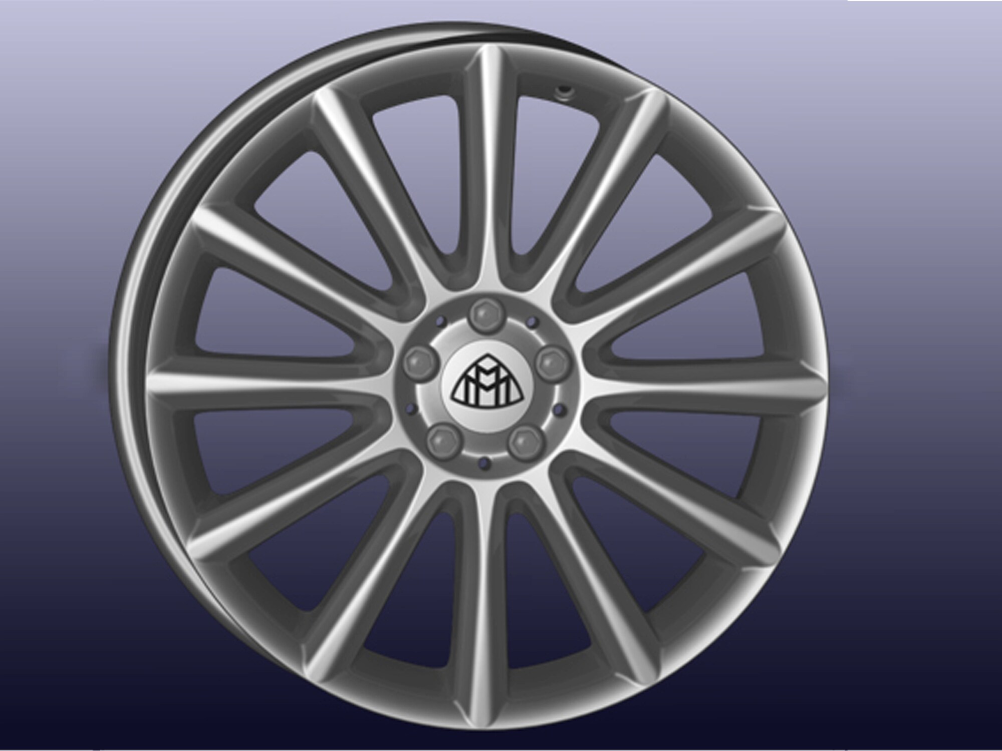 Kolo s 12 paprsky, 50,8 cm (20 palců) - 8,5 J x 20 ET 67, chromeshadow