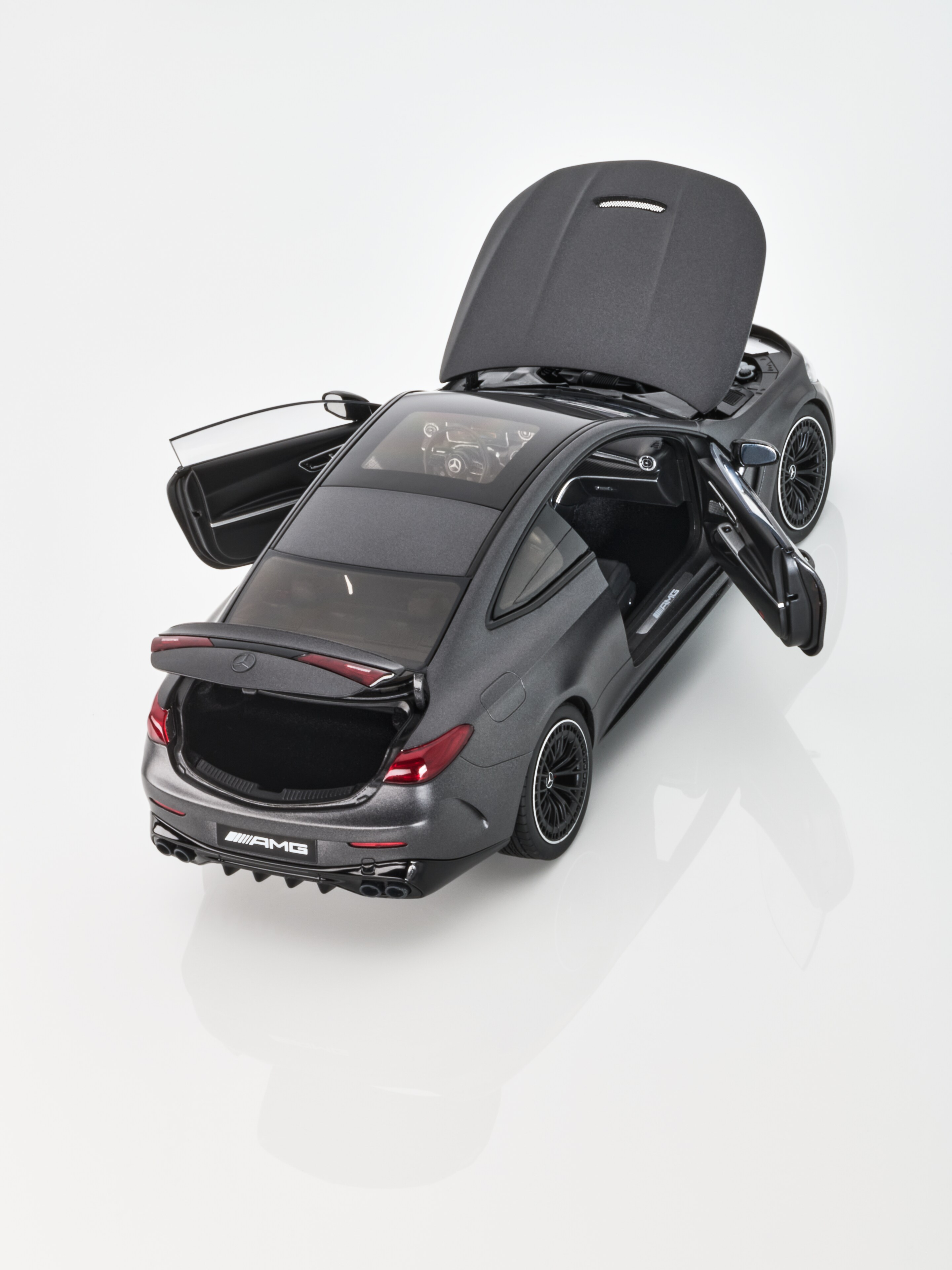 Mercedes-AMG CLE 53, Kupé, 4MATIC+, C236 - MANUFAKTUR šedá graphite magno, NZG, 1:18