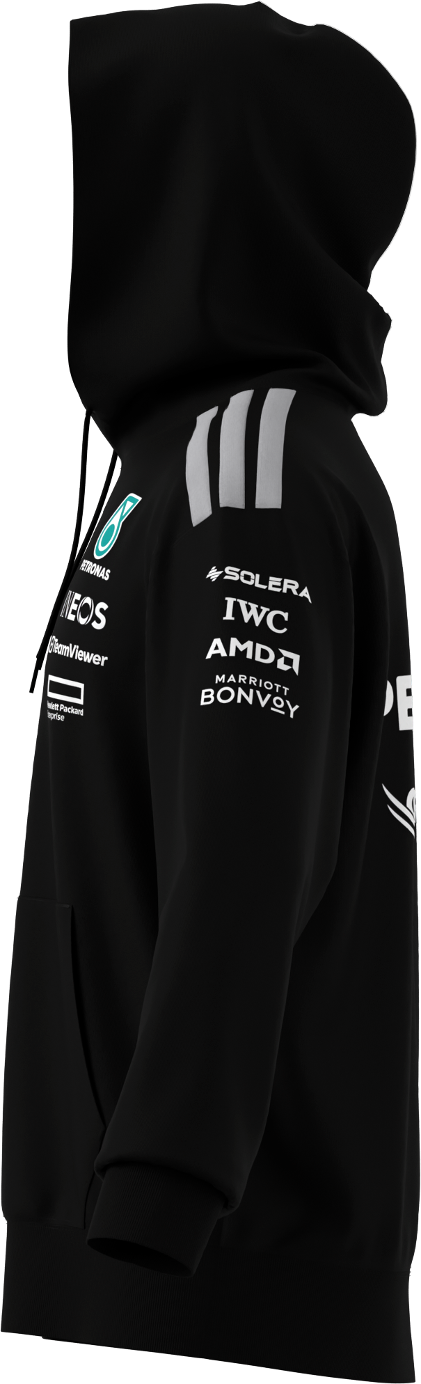 Mikina pánská, Řidič, Mercedes-AMG F1 - černá, M